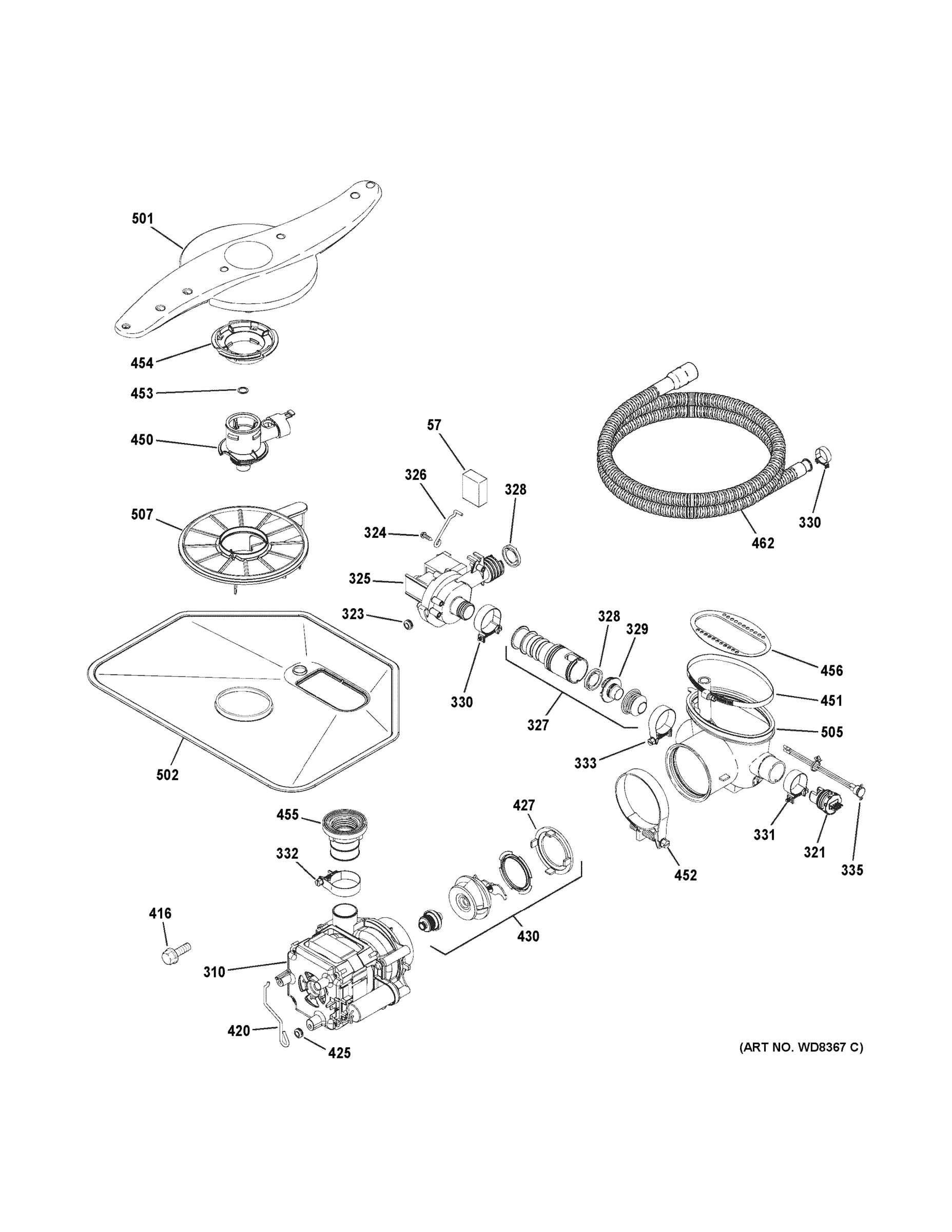 MOTOR-PUMP MECHANISM