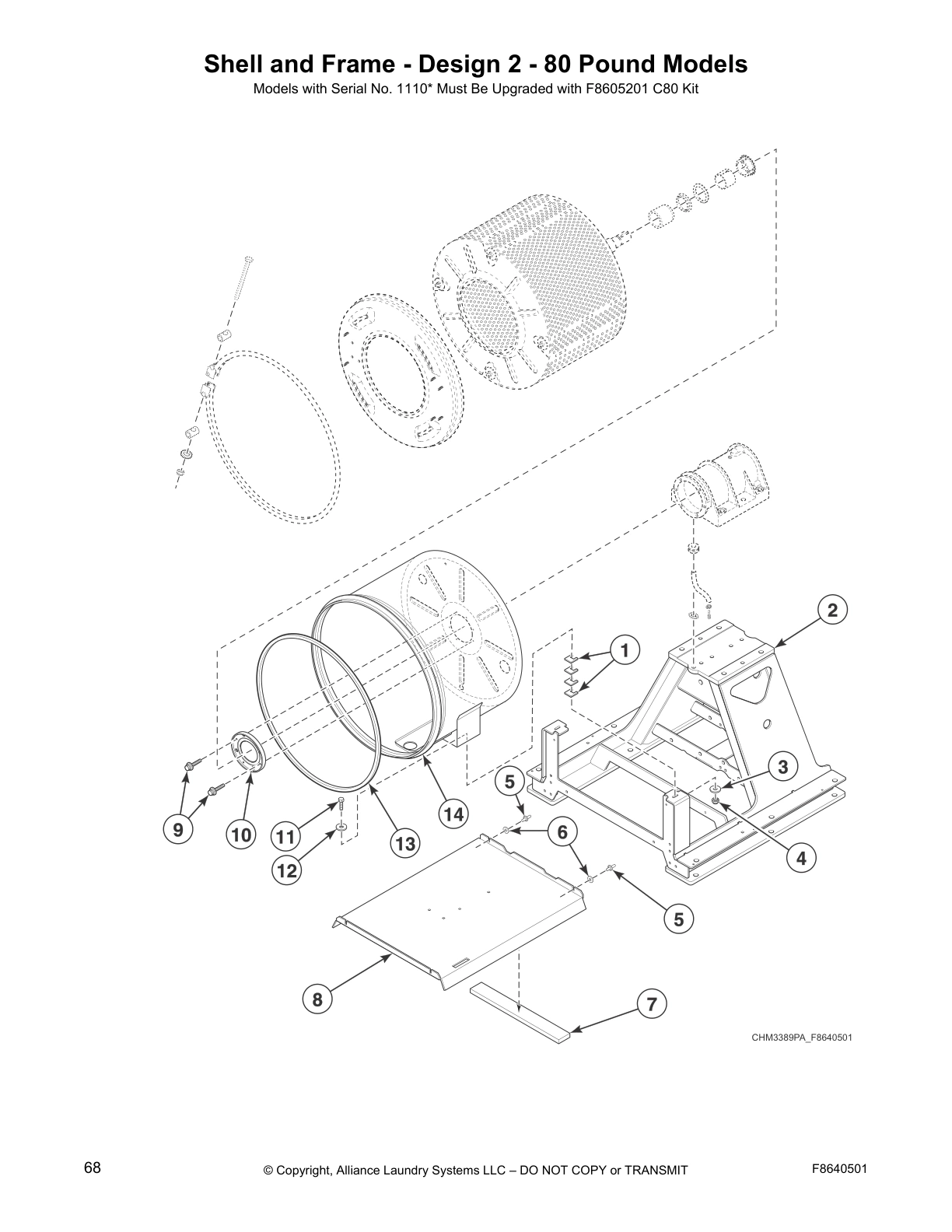 Shell and Frame - Design 2 - 80 Pound Models
