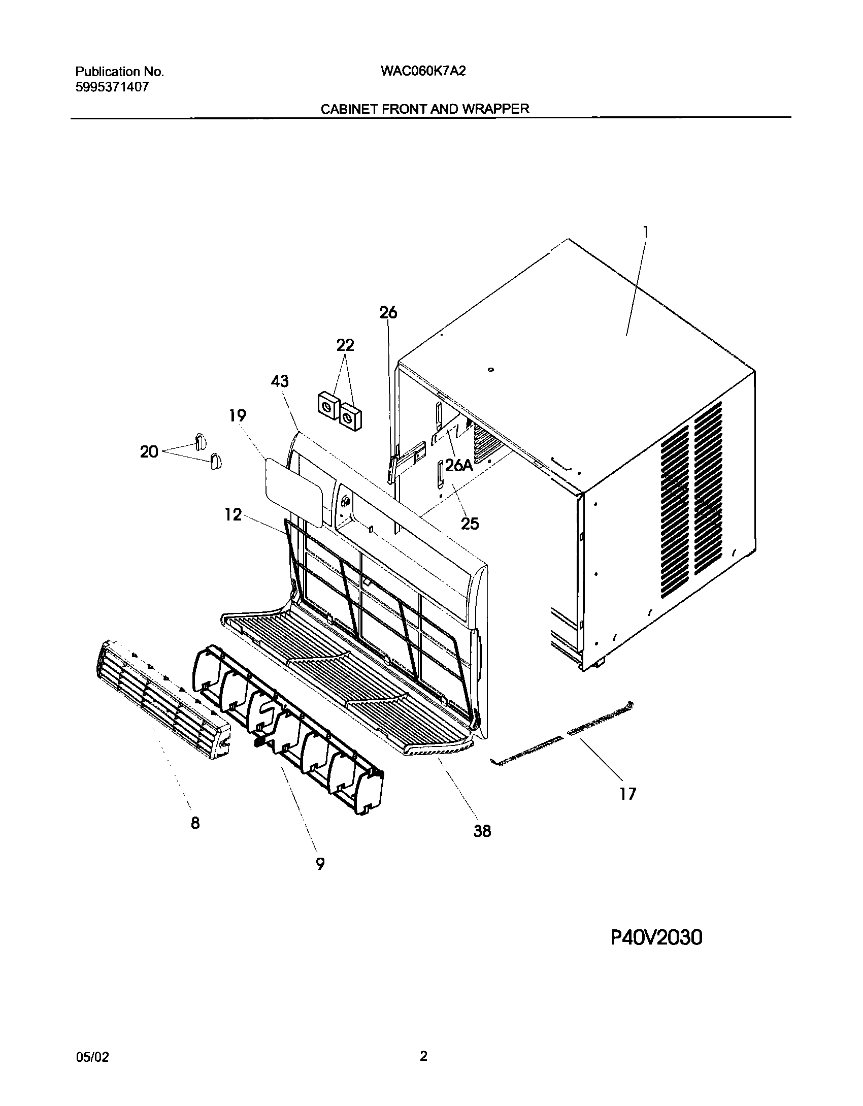 03 - CABINET FRONT AND WRAPPER