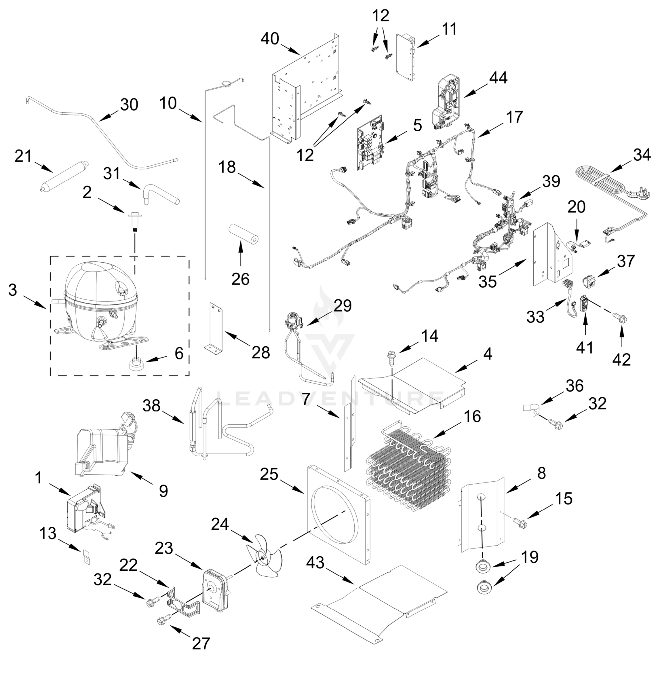 UPPER UNIT PARTS