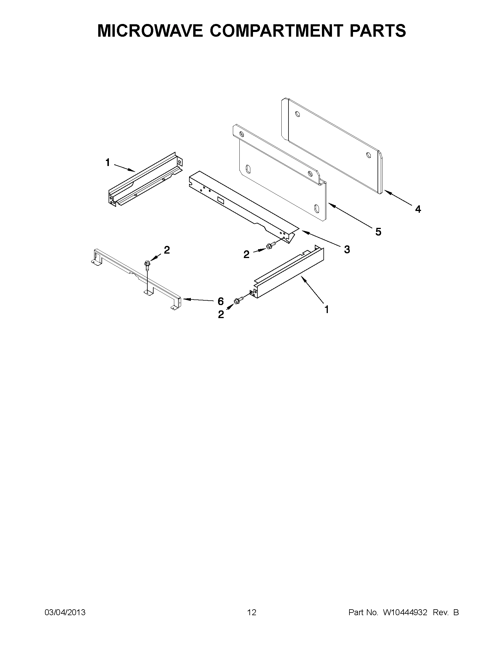 06 - MICROWAVE COMPARTMENT PARTS