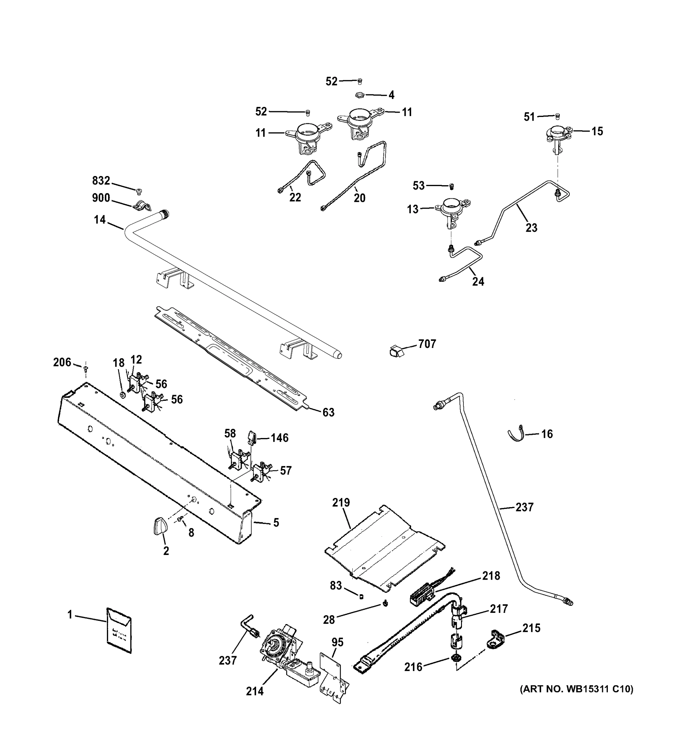 GAS & BURNER PARTS