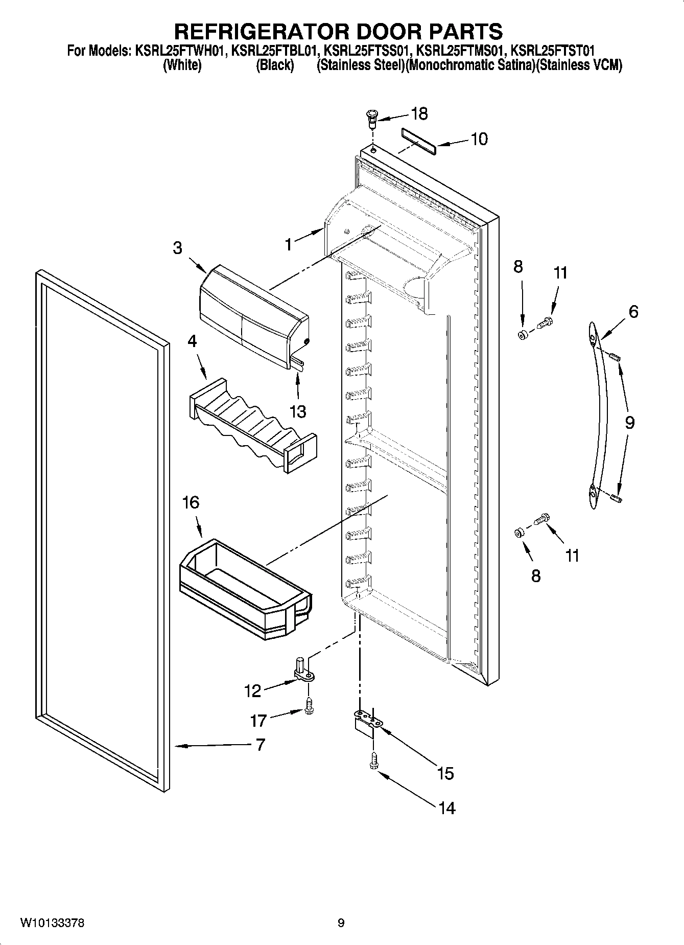 06 - REFRIGERATOR DOOR PARTS
