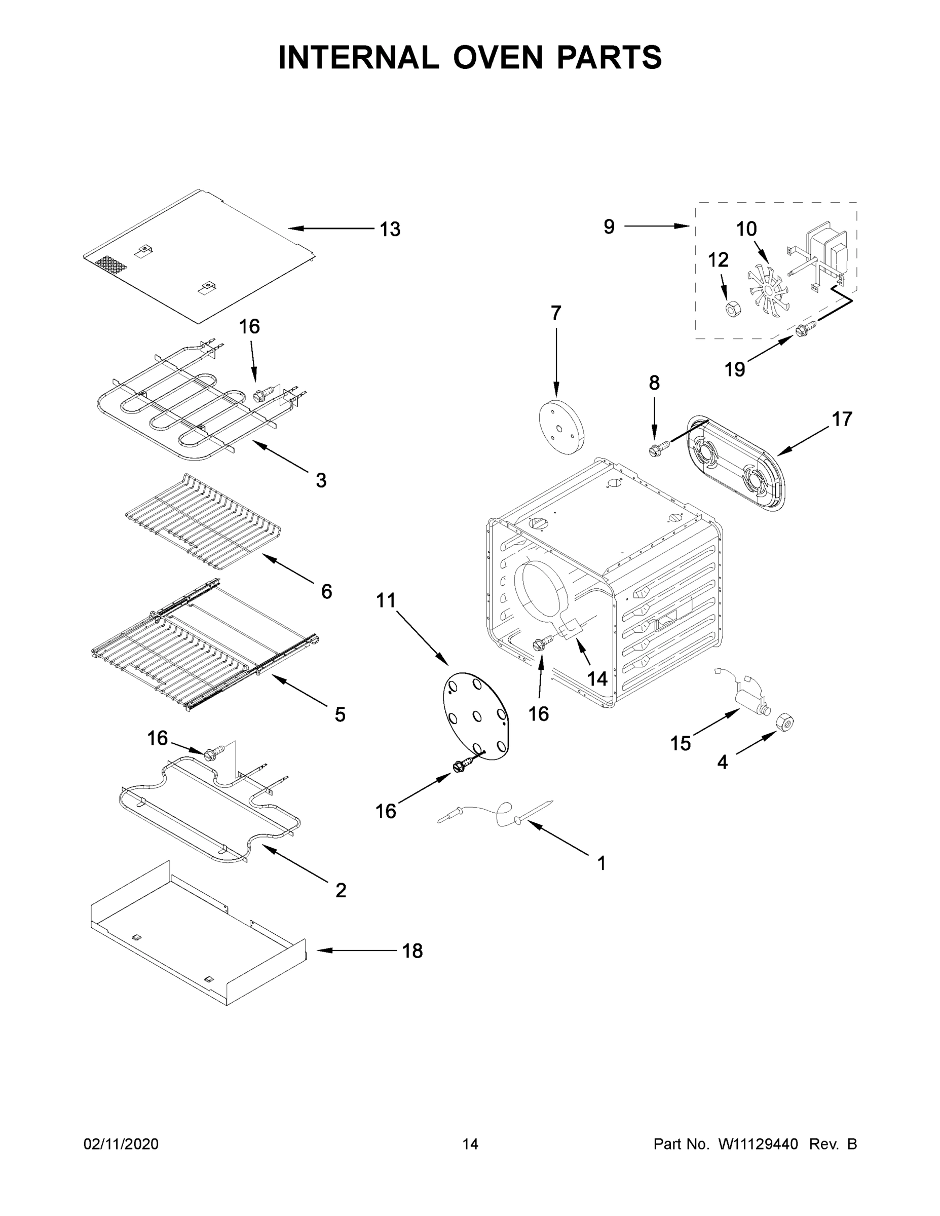 08 - INTERNAL OVEN PARTS