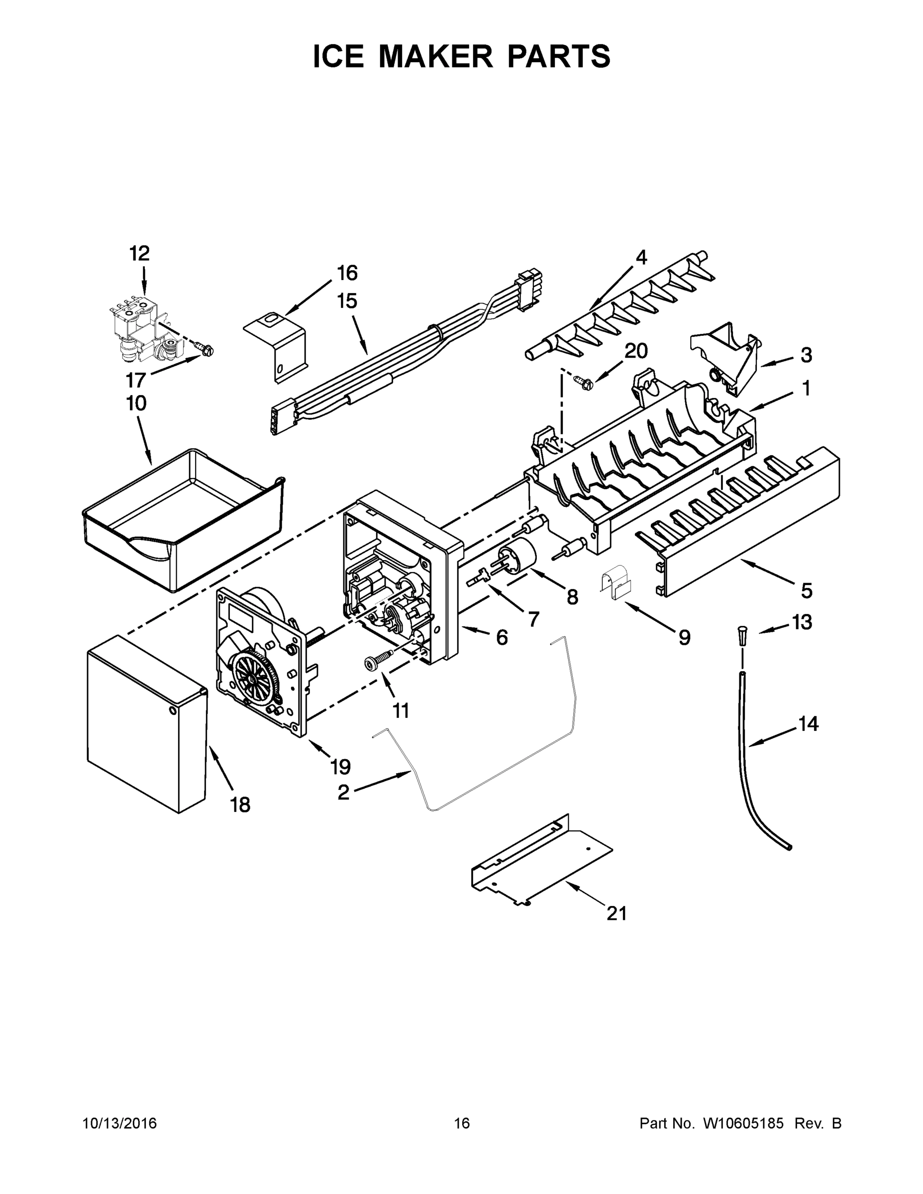 09 - ICE MAKER PARTS