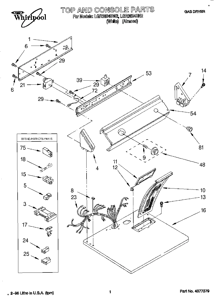 01 - TOP AND CONSOLE, LIT/OPTIONAL