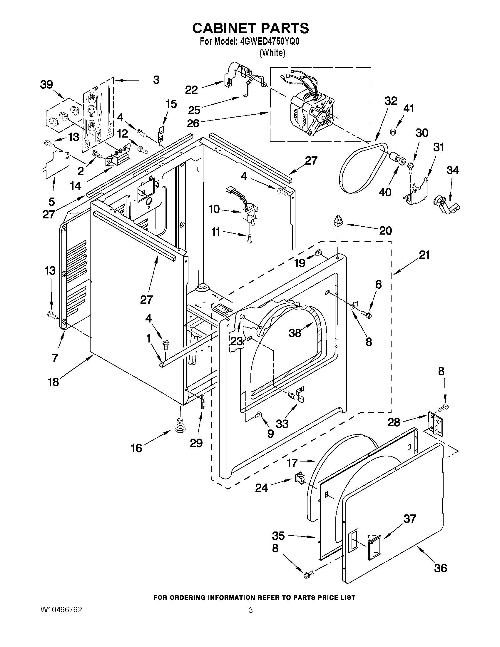 02 - CABINET PARTS