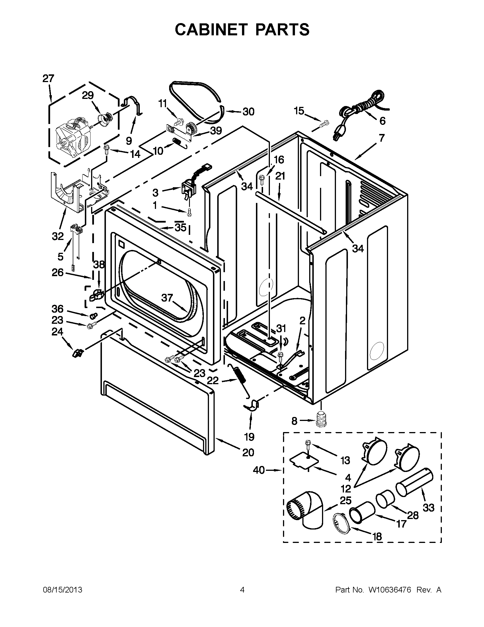 02 - CABINET PARTS