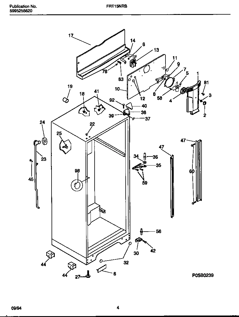 03 - CABINET WITH FAN ASSEMBLY