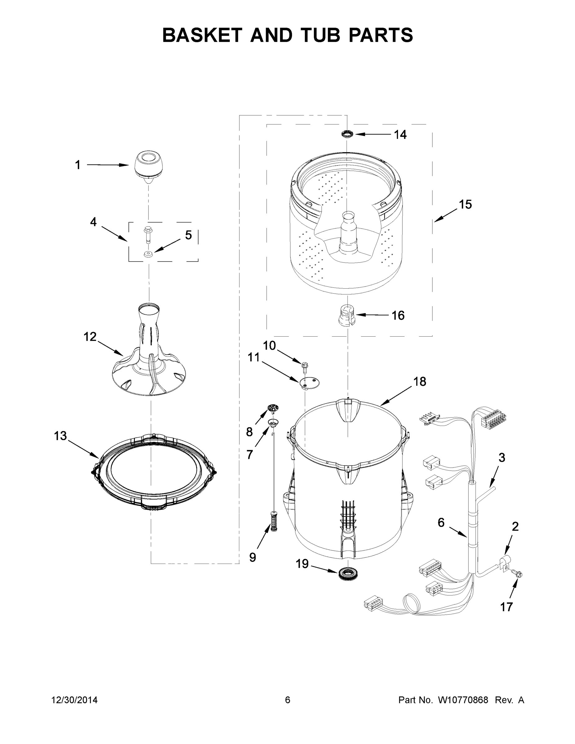 04 - BASKET AND TUB PARTS