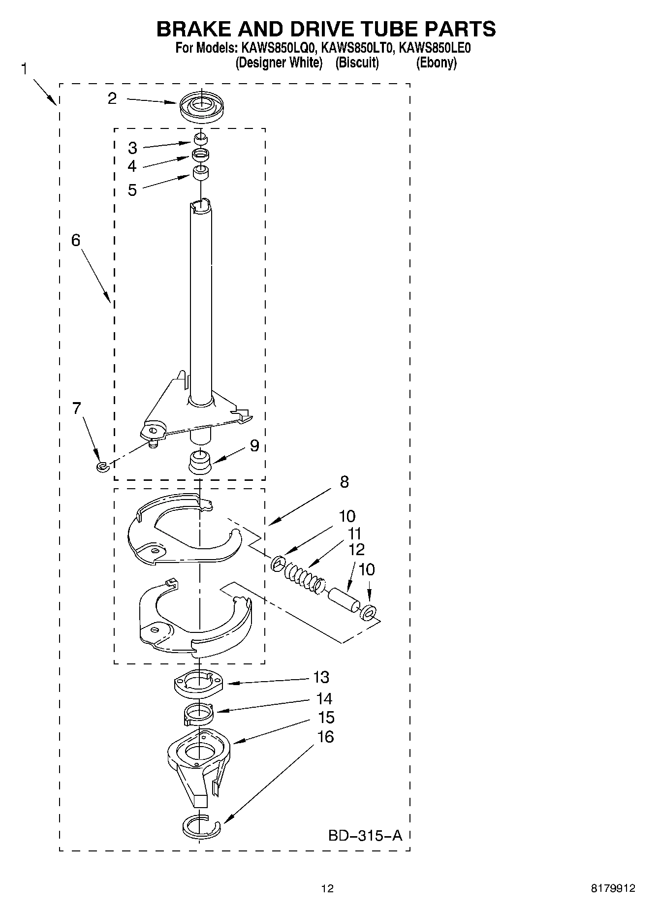 09 - BRAKE AND DRIVE TUBE