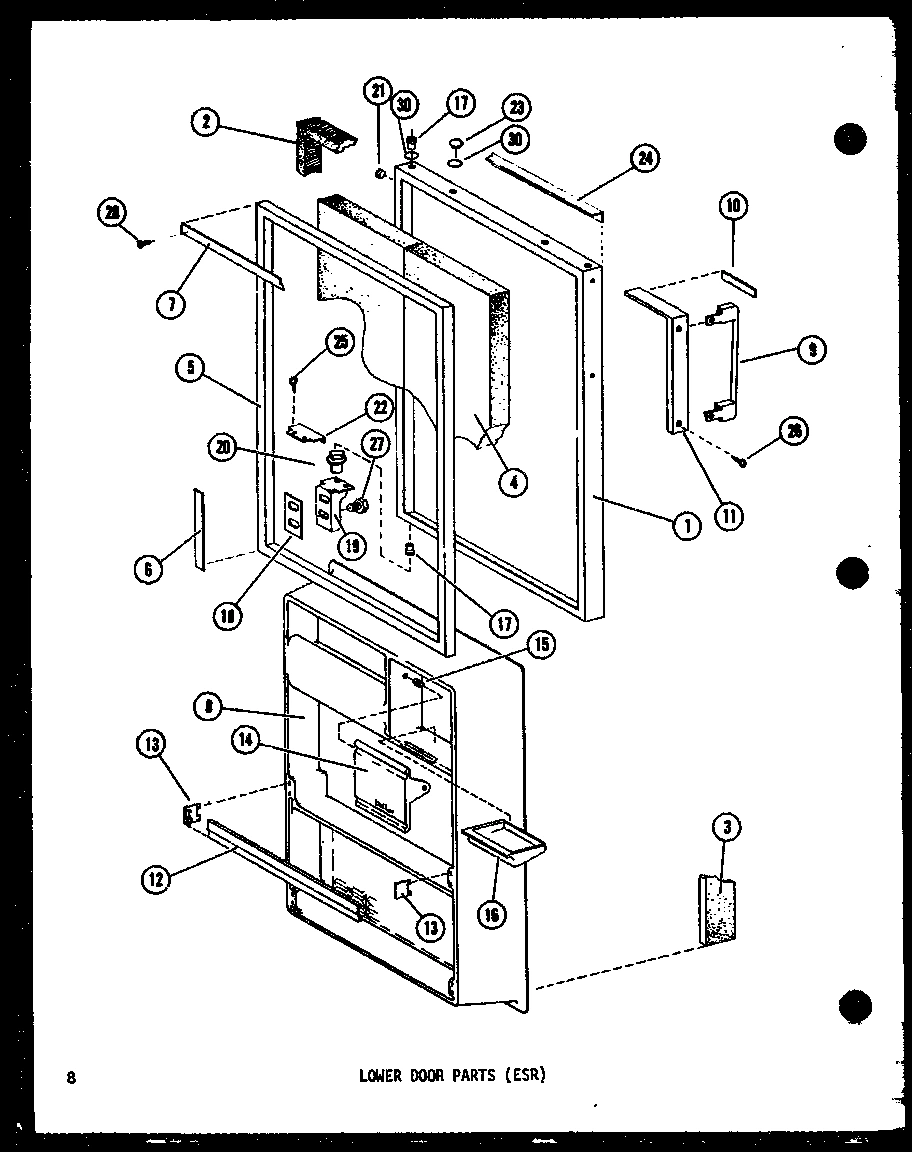 03 - LOWER DOOR PARTS (ESR)