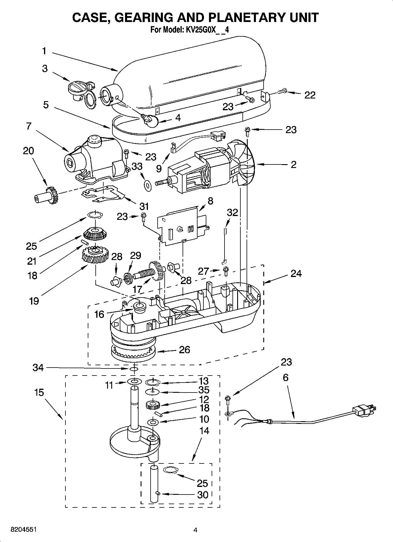 02 - CASE, GEARING AND PLANETARY UNIT