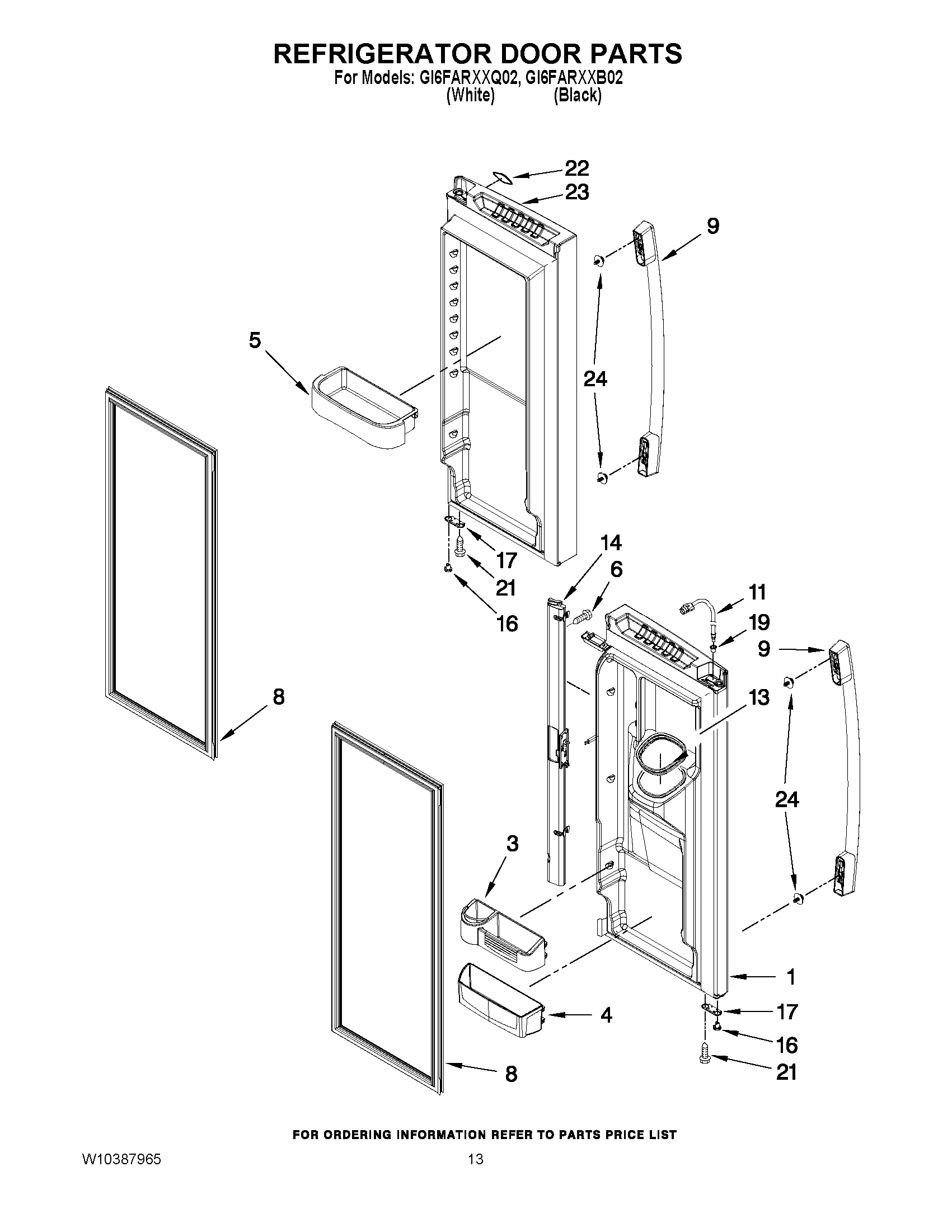 07 - REFRIGERATOR DOOR PARTS