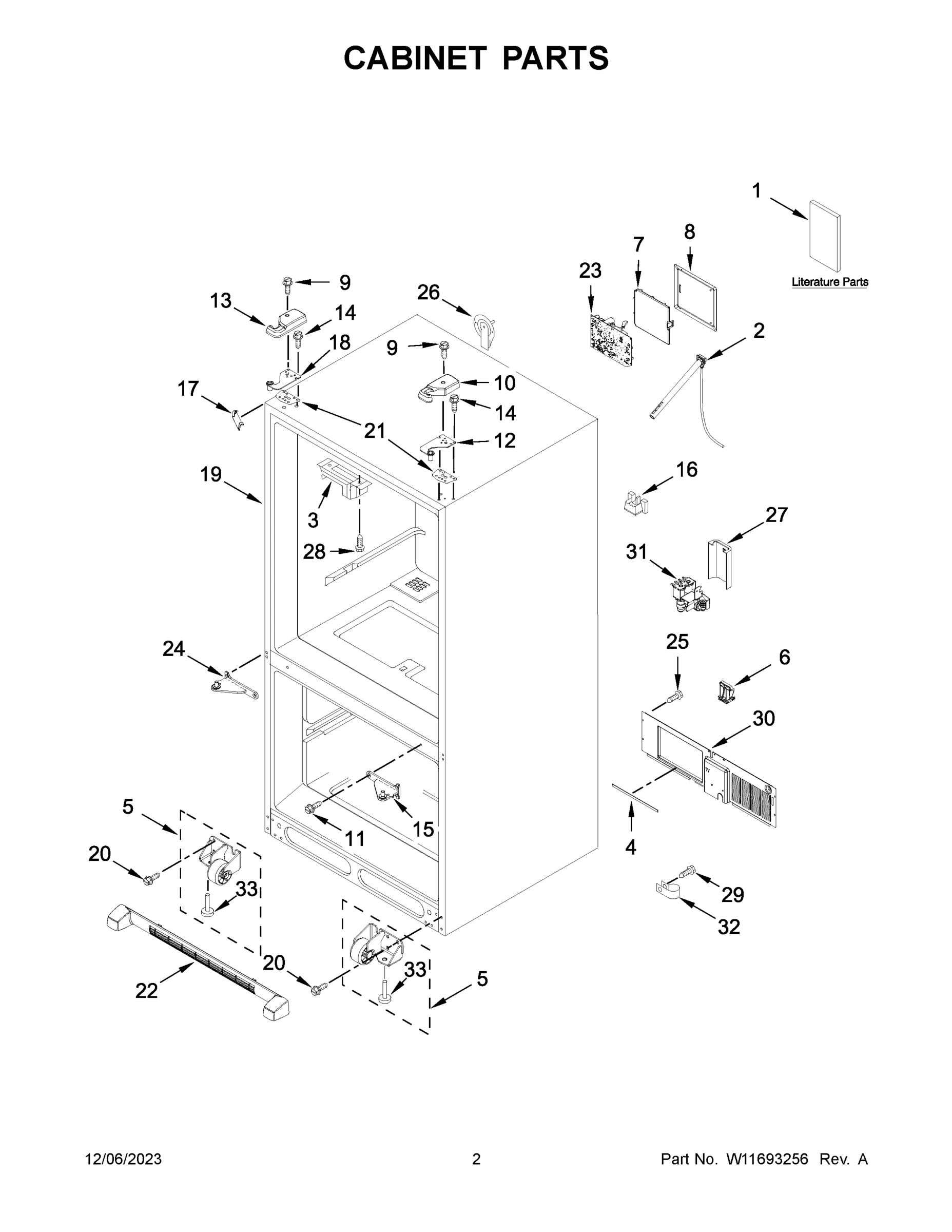 02 - CABINET PARTS