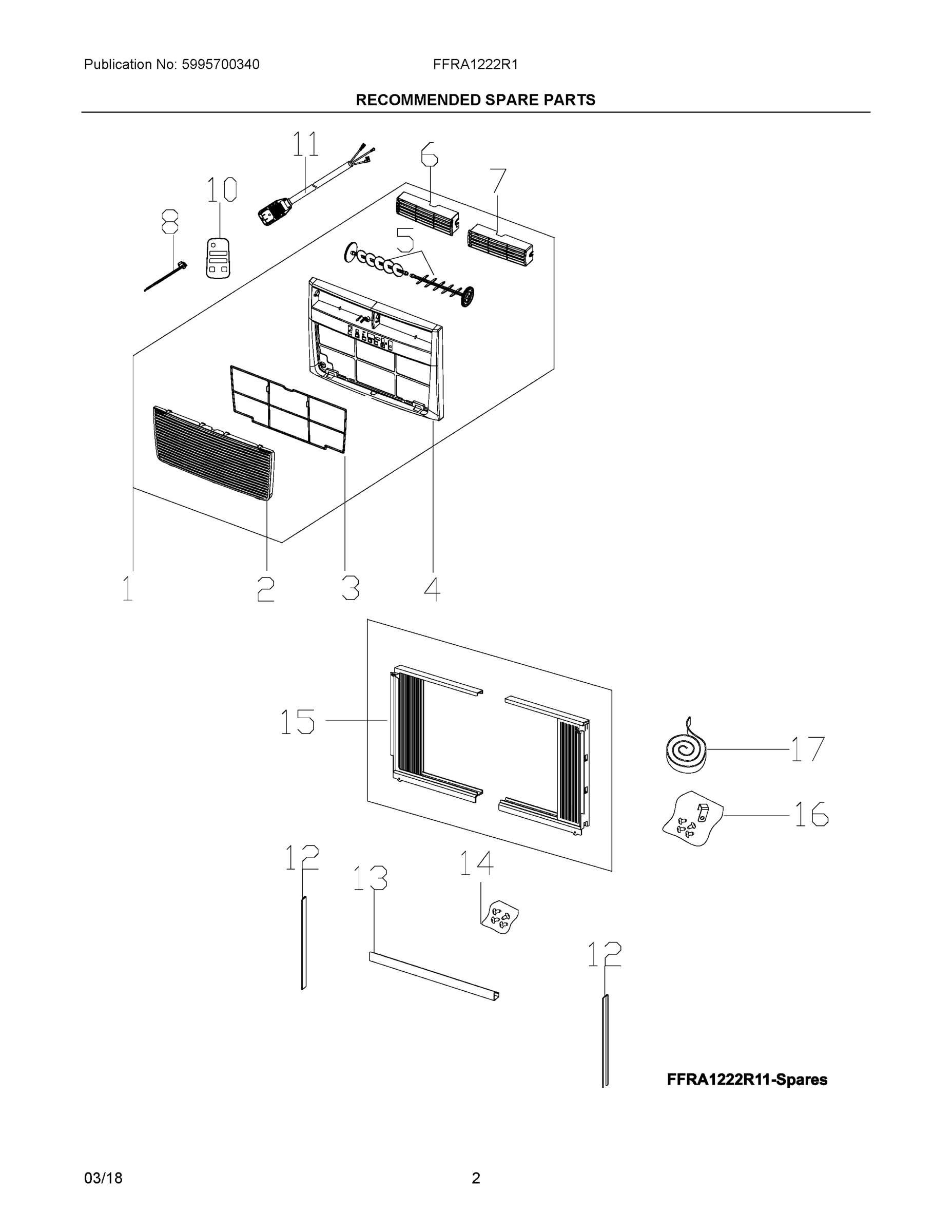 02 - RECOMMENDED SPARE PARTS
