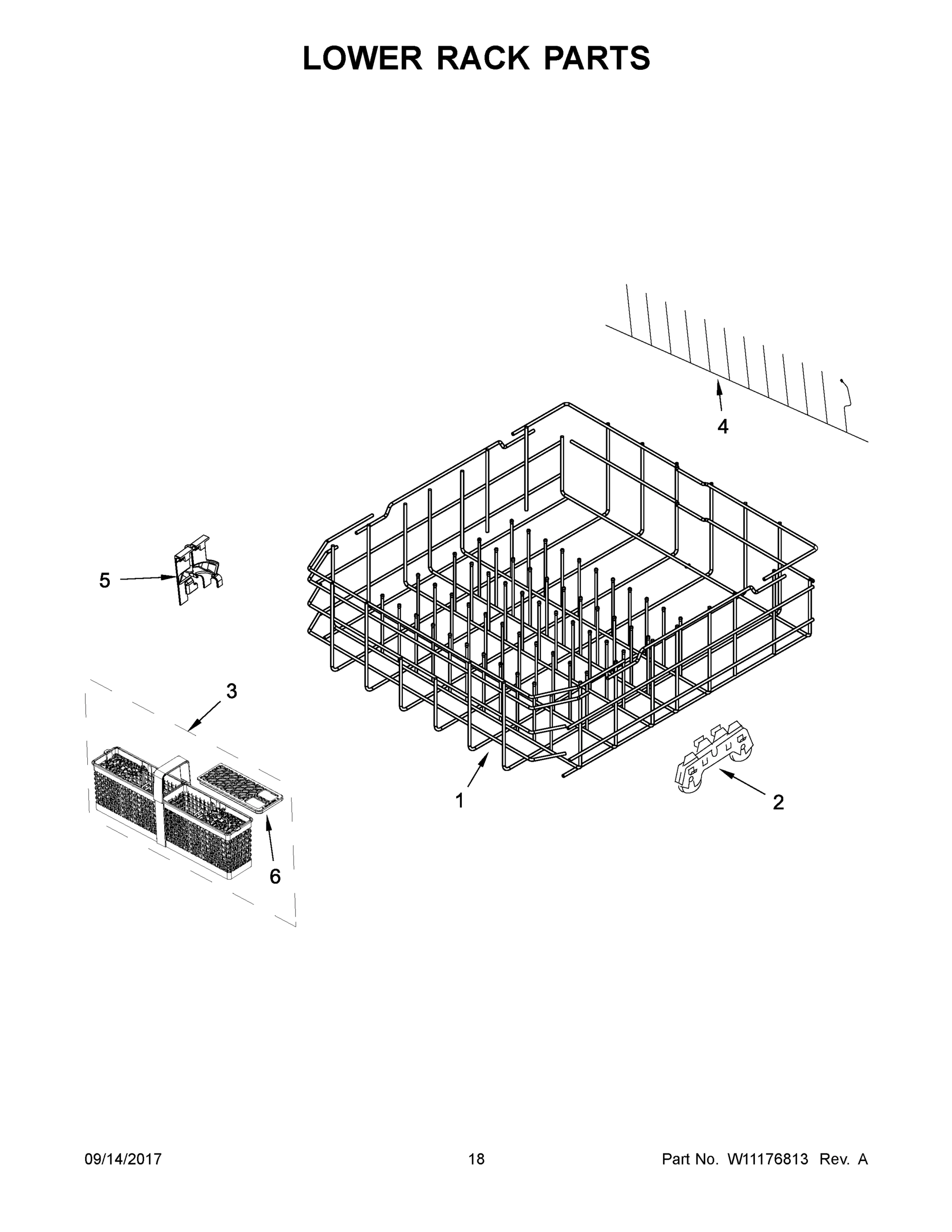 10 - LOWER RACK PARTS