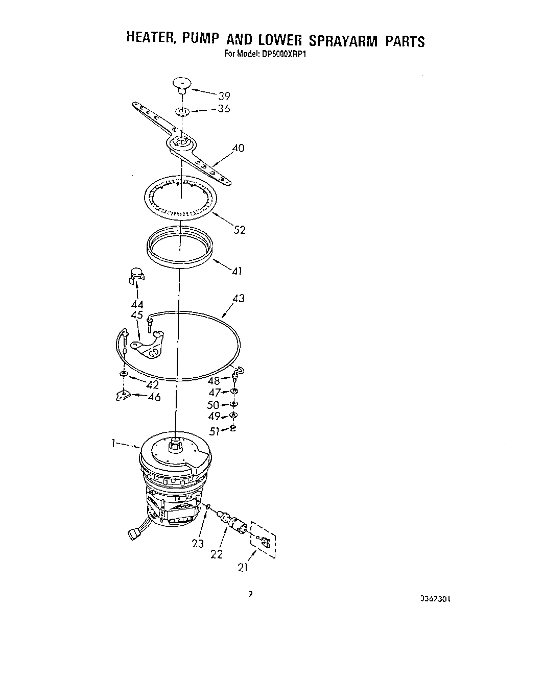 06 - HEATER, PUMP AND LOWER SPRAYARM