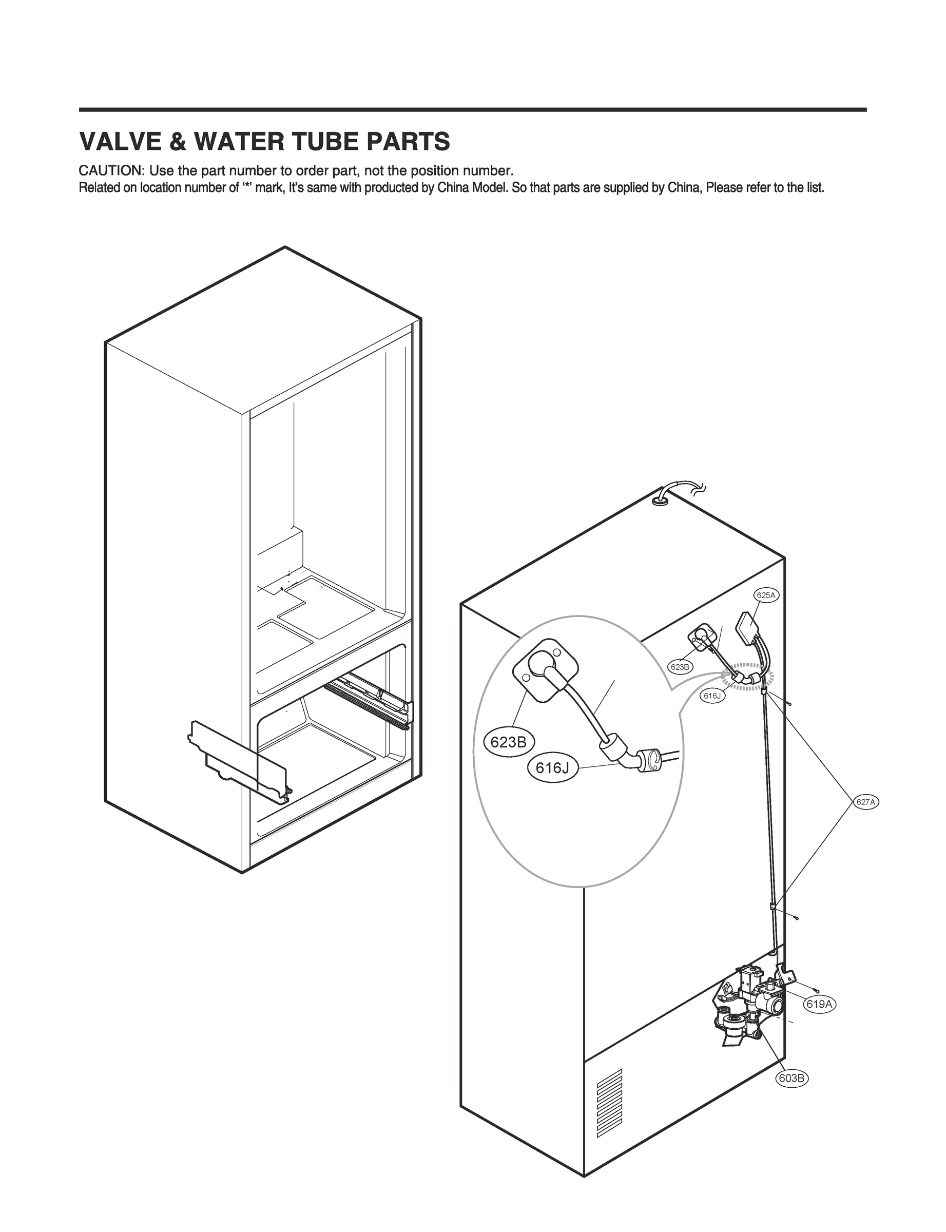 VALVE & WATER TUBE PARTS