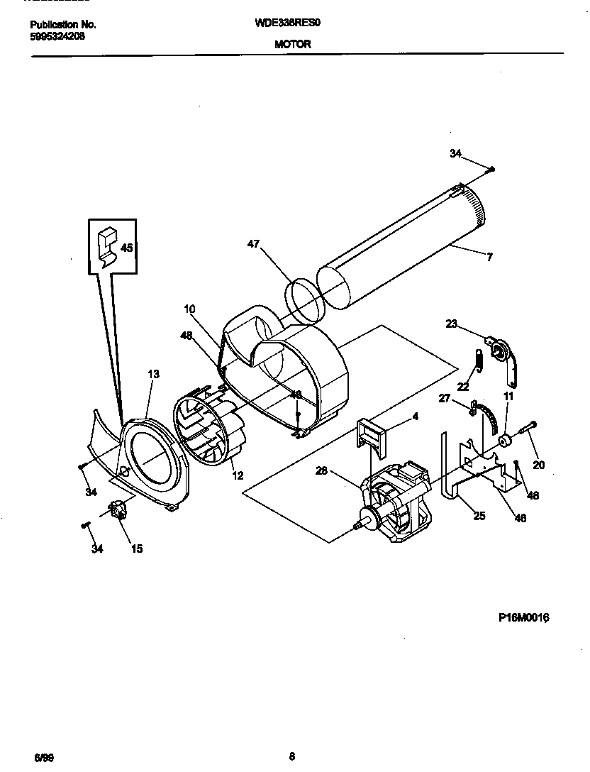 05 - P16M0016 MOTOR,BLOWER
