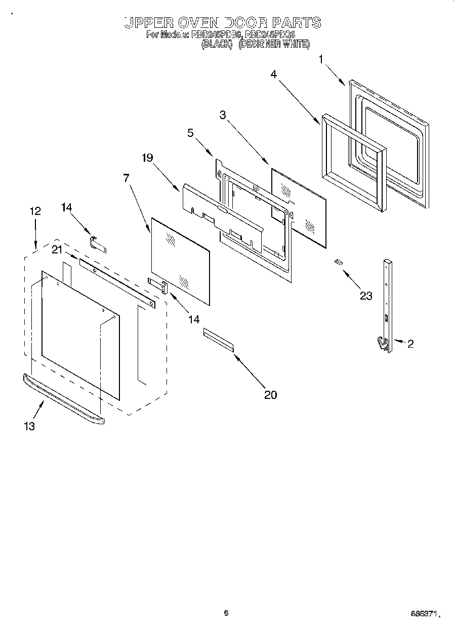 04 - UPPER OVEN DOOR