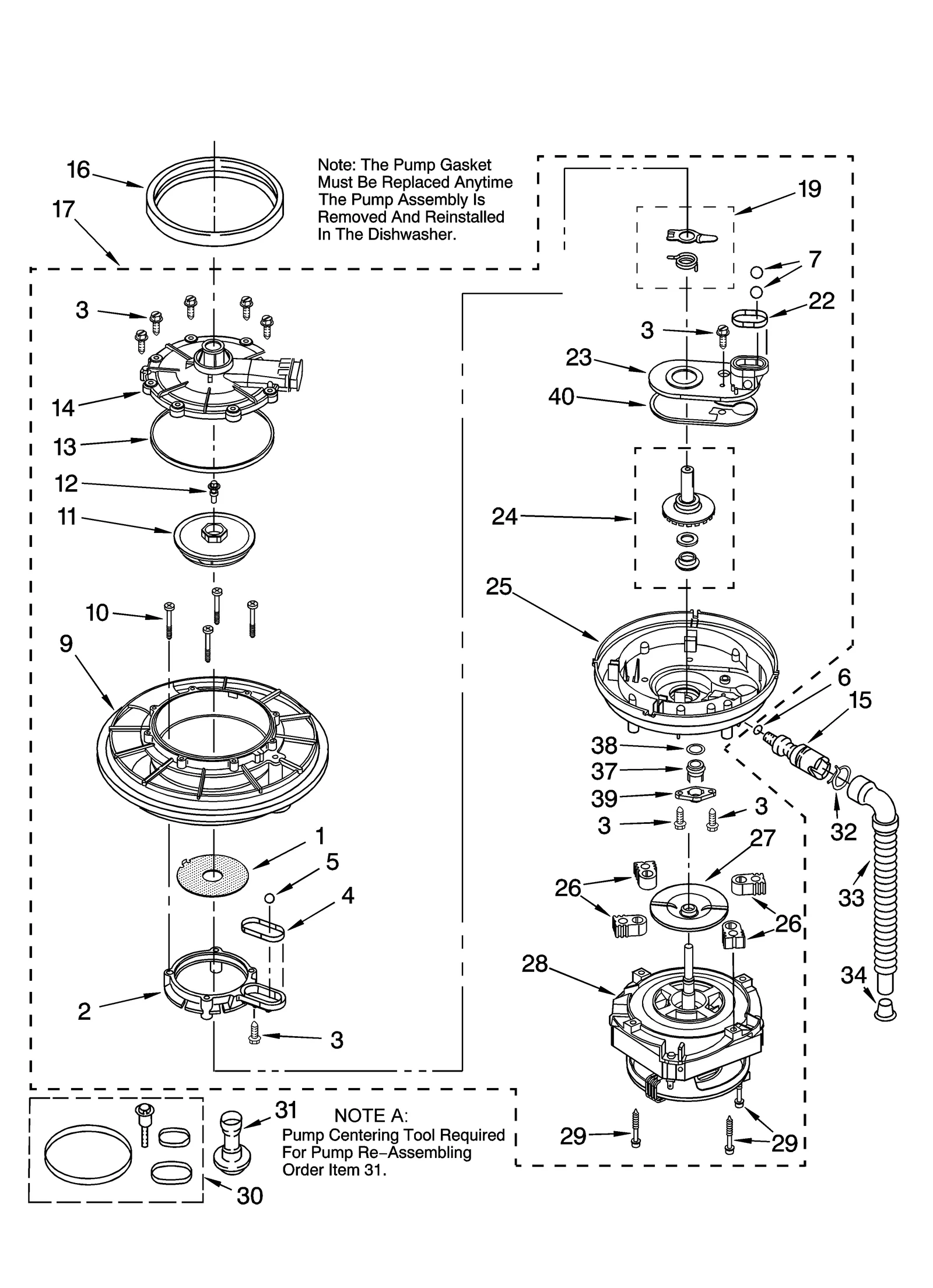 PUMP AND MOTOR PARTS