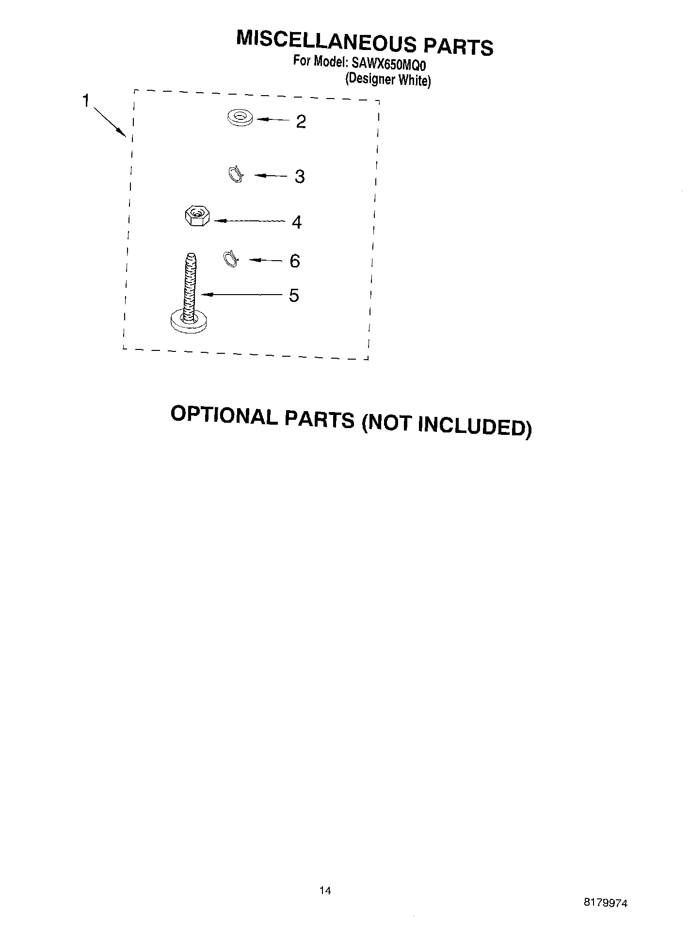 10 - MISCELLANEOUS PARTS - OPTIONAL PARTS (NOT INCLUDED