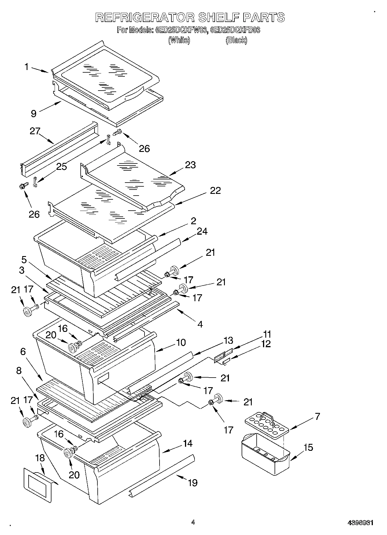 03 - REFRIGERATOR SHELF