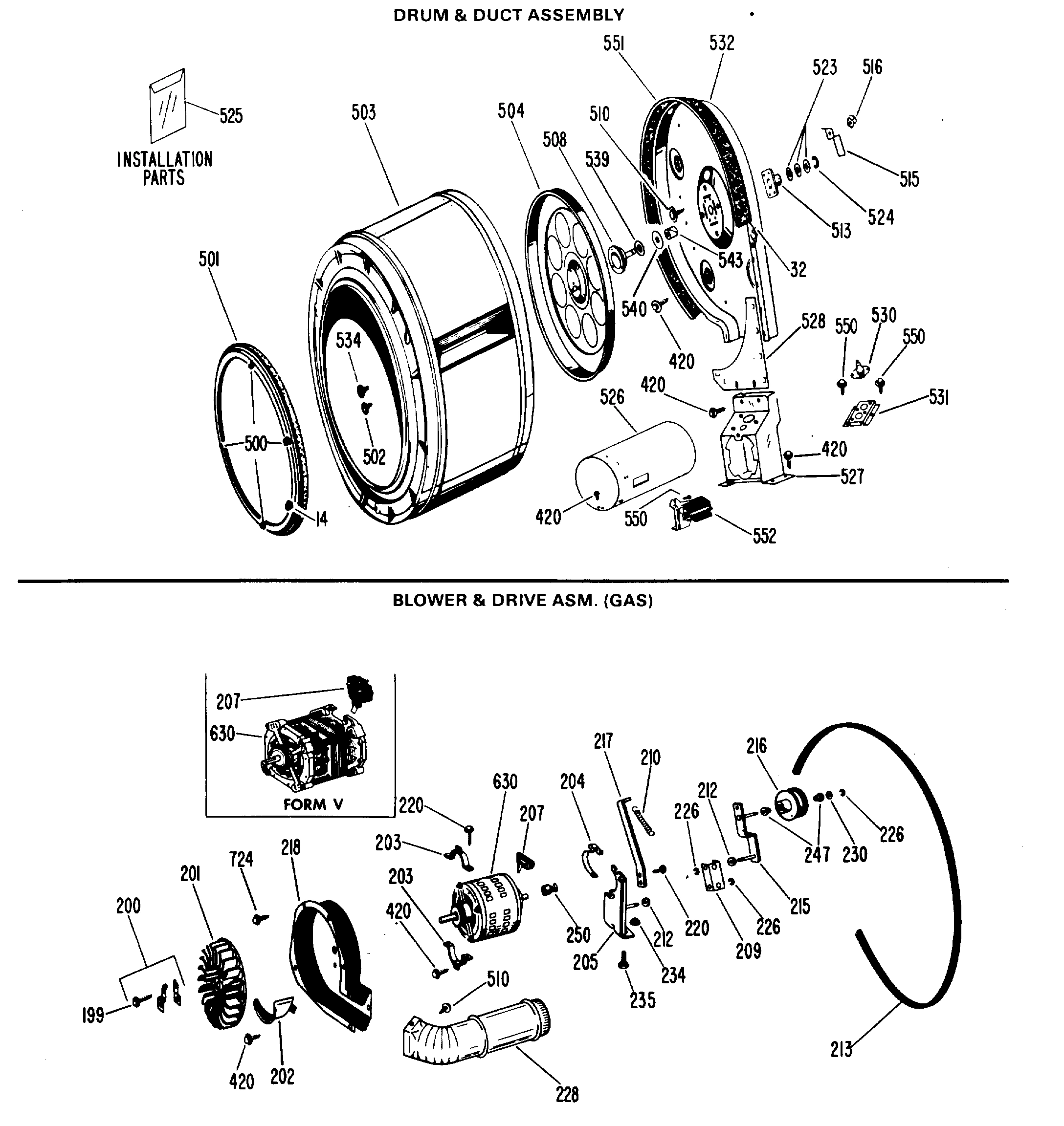 DRUM & DUCT ASSEMBLY