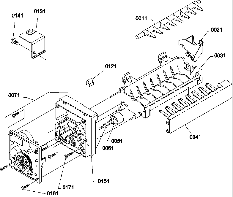 05 - ICE MAKER ASSY PARTS