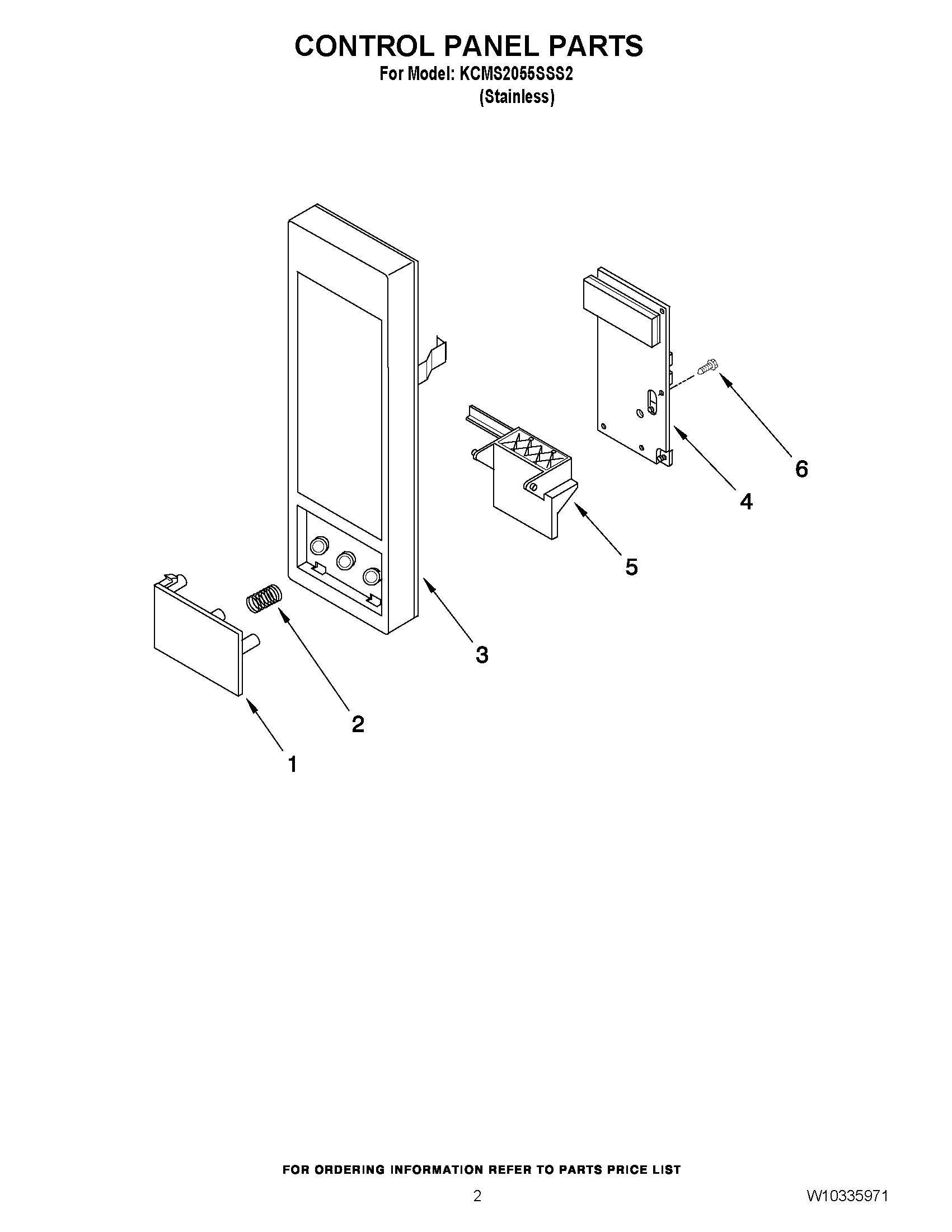 02 - CONTROL PANEL PARTS