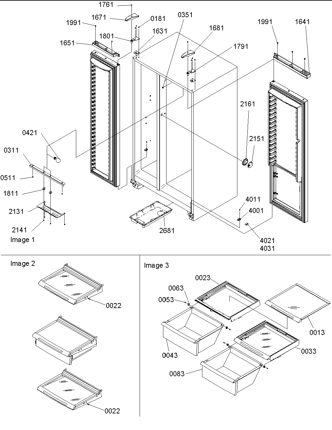 09 - Lights, Hinges and Shelving Assy