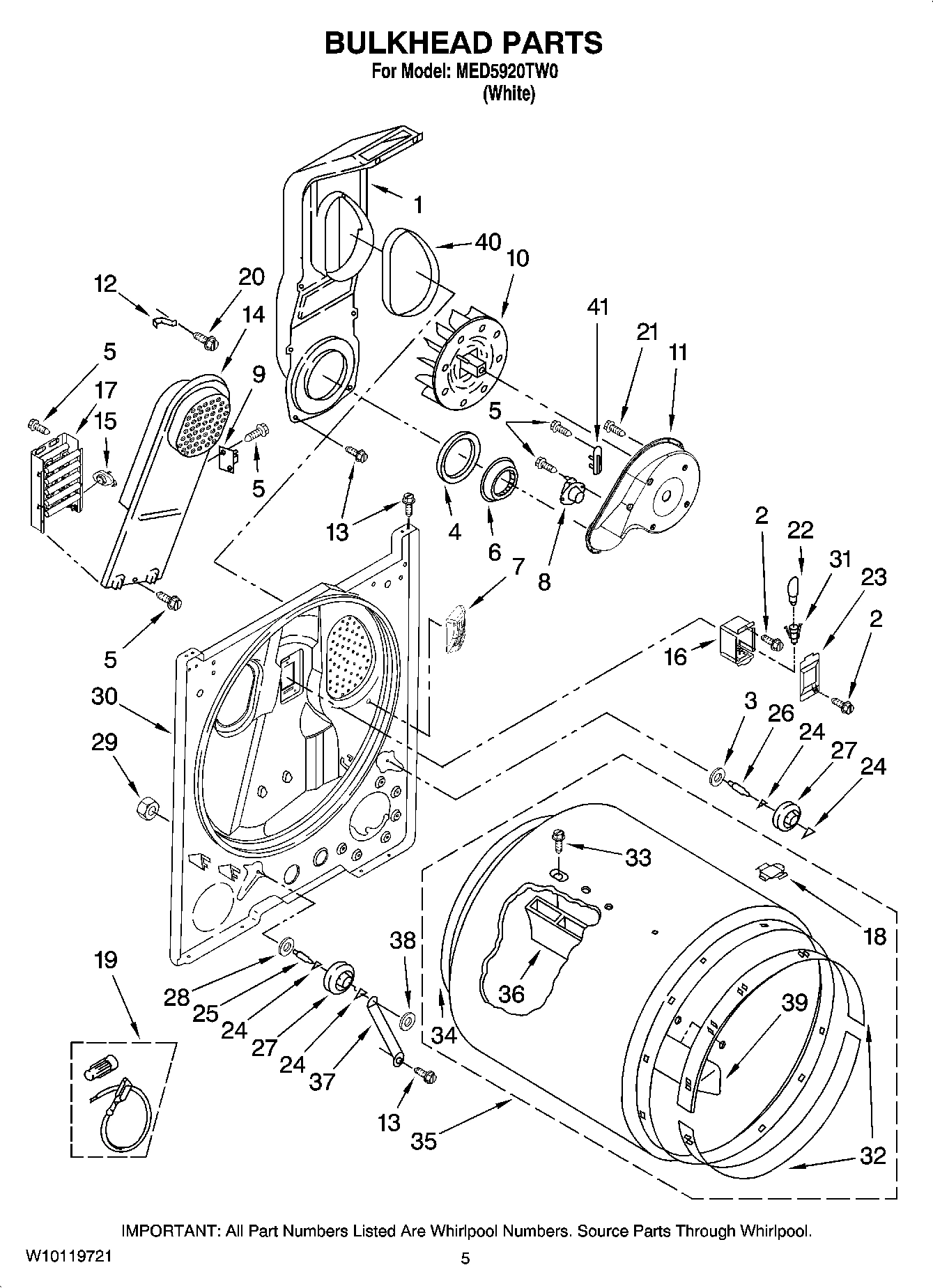 03 - BULKHEAD PARTS, OPTIONAL PARTS (NOT INCLUDED)