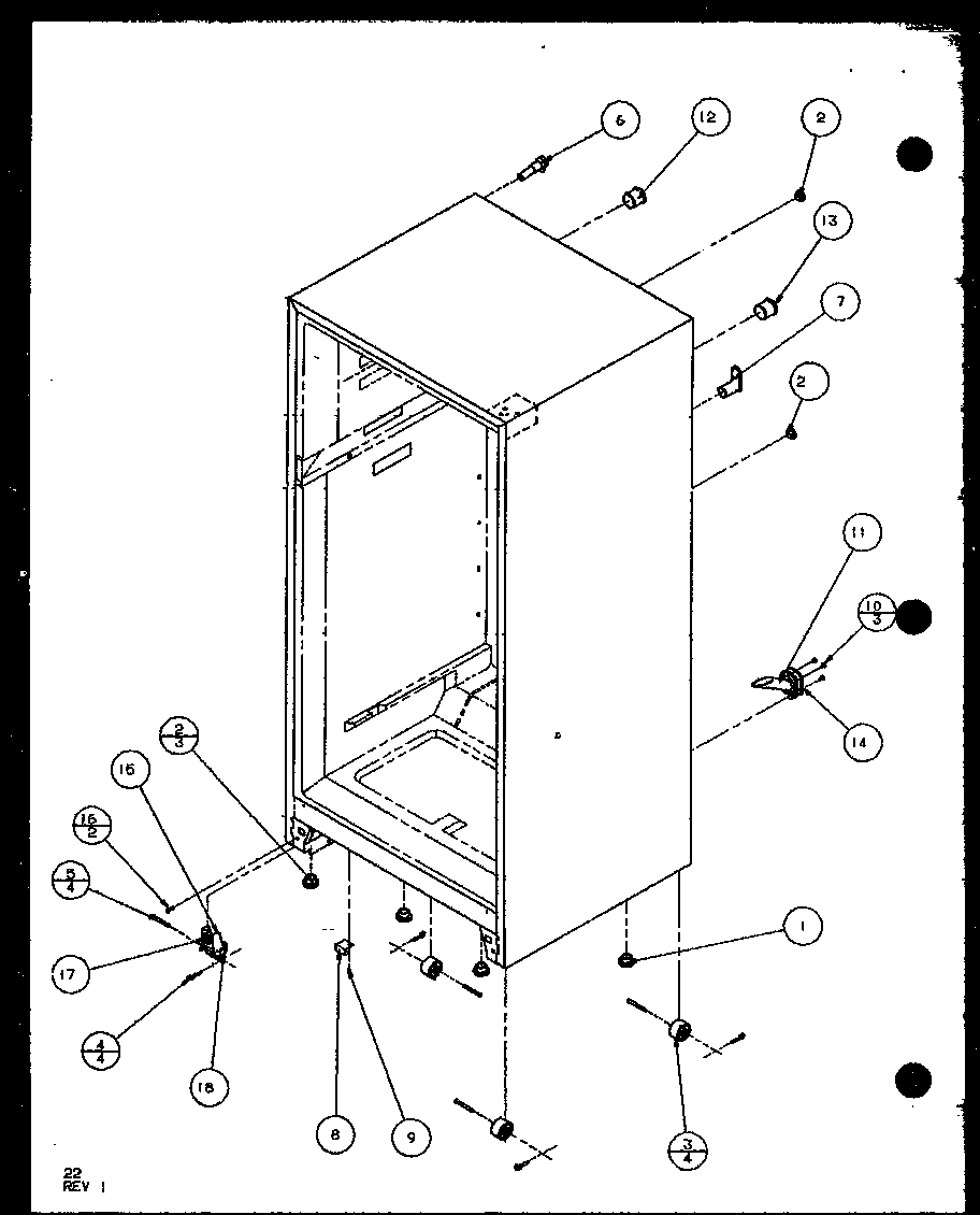 02 - CABINET BOTTOM AND BACK