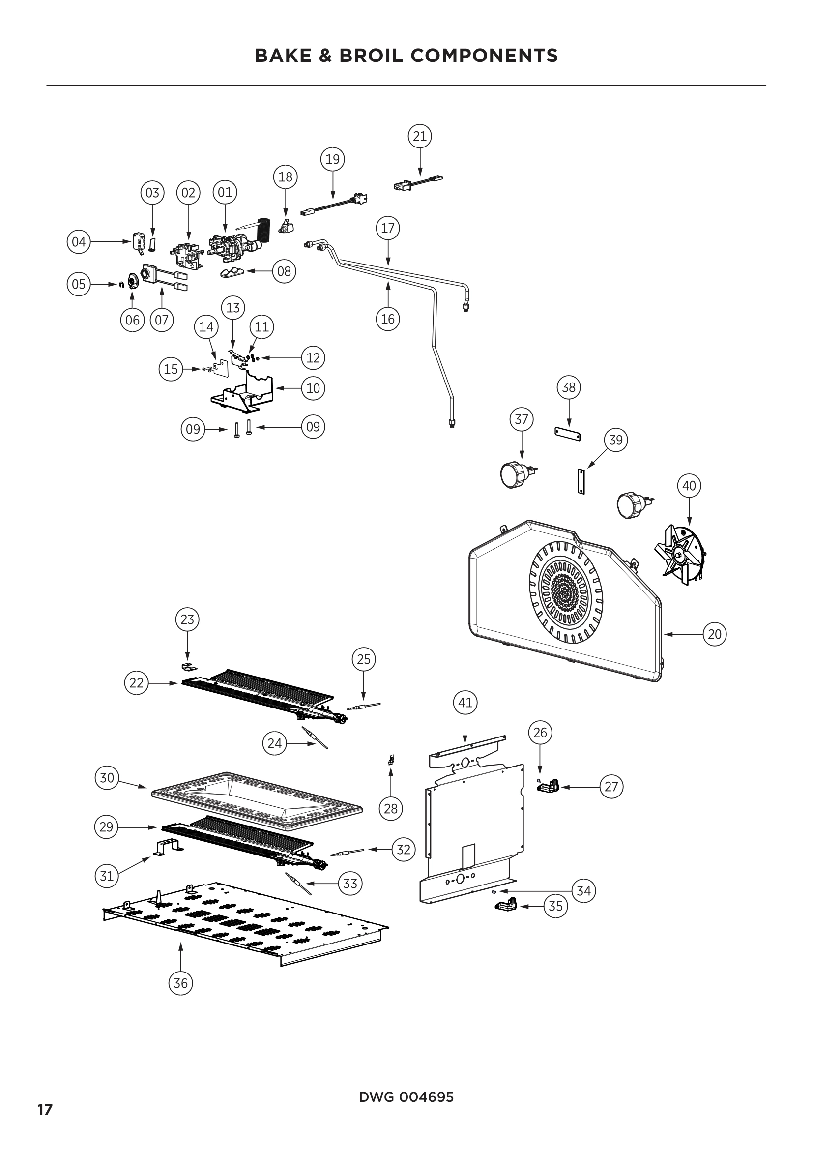 BAKE & BROIL COMPONENTS