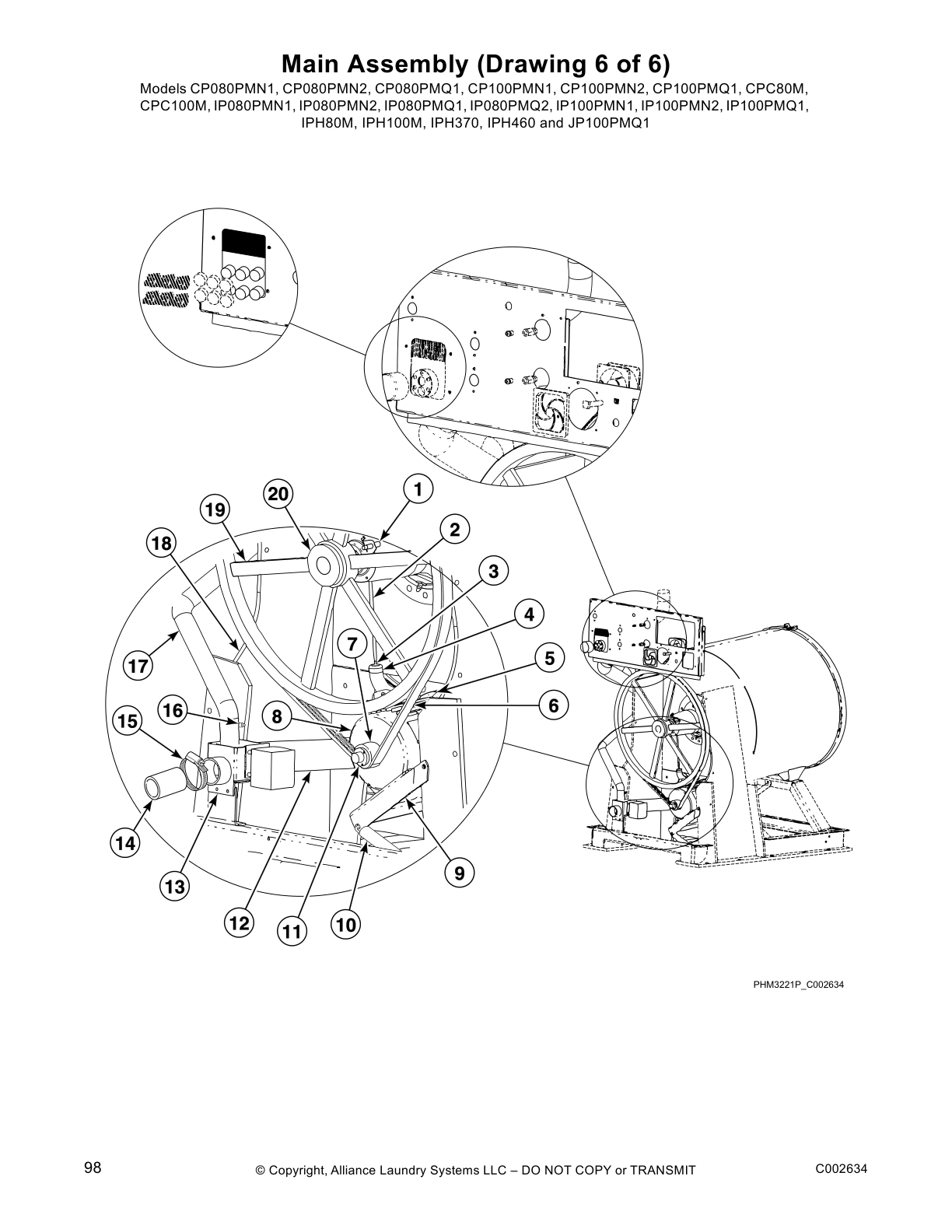 Main Assembly (Drawing 6 of 6)