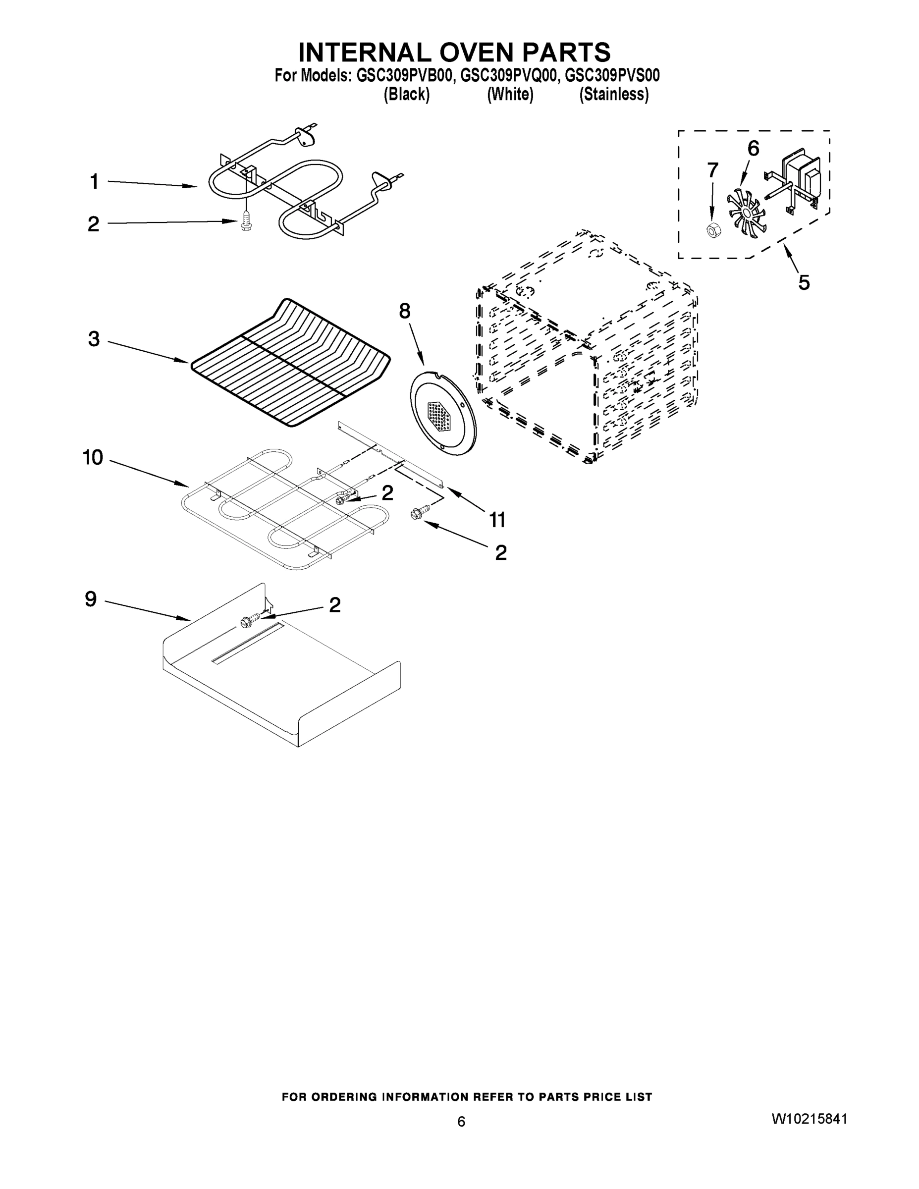 05 - INTERNAL OVEN PARTS