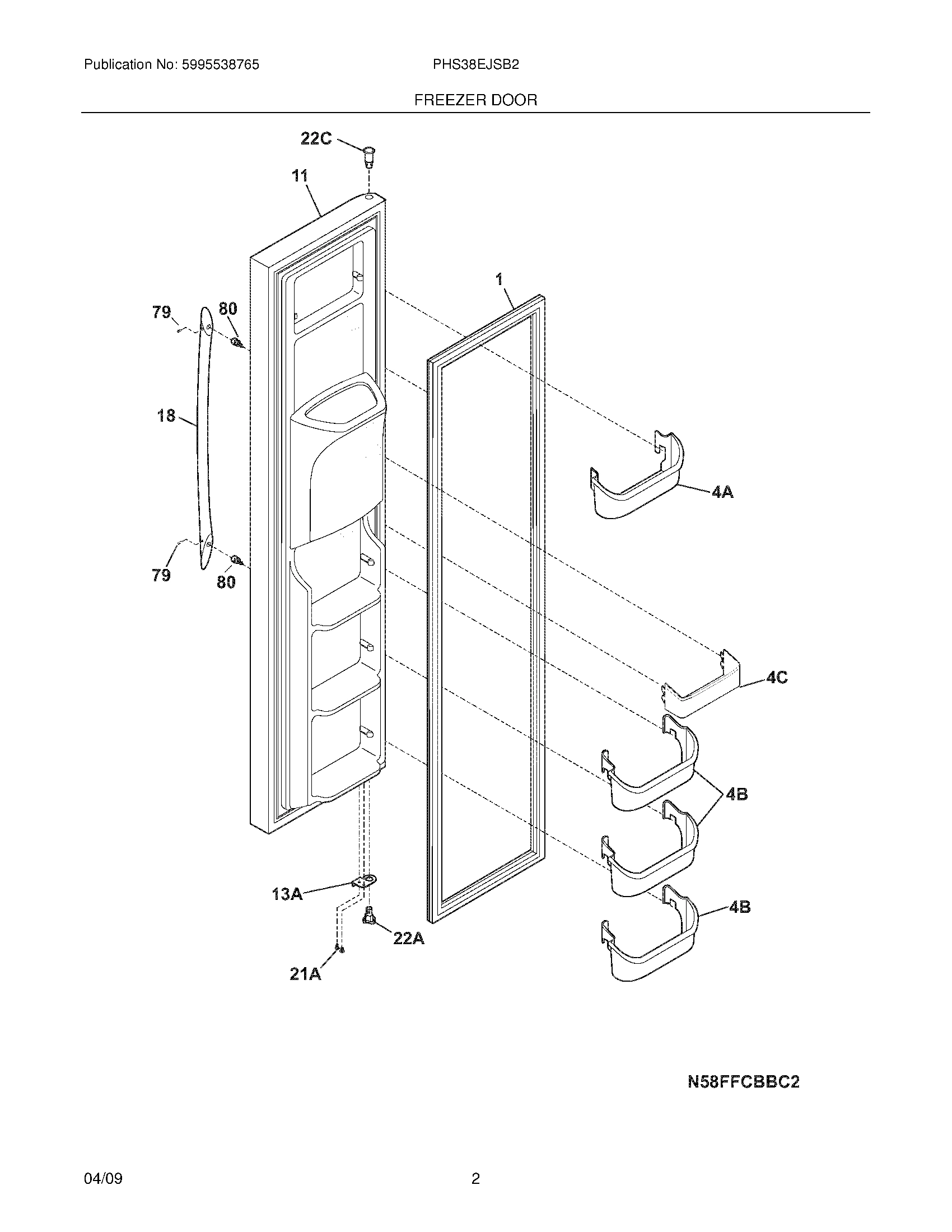 03 - FREEZER DOOR