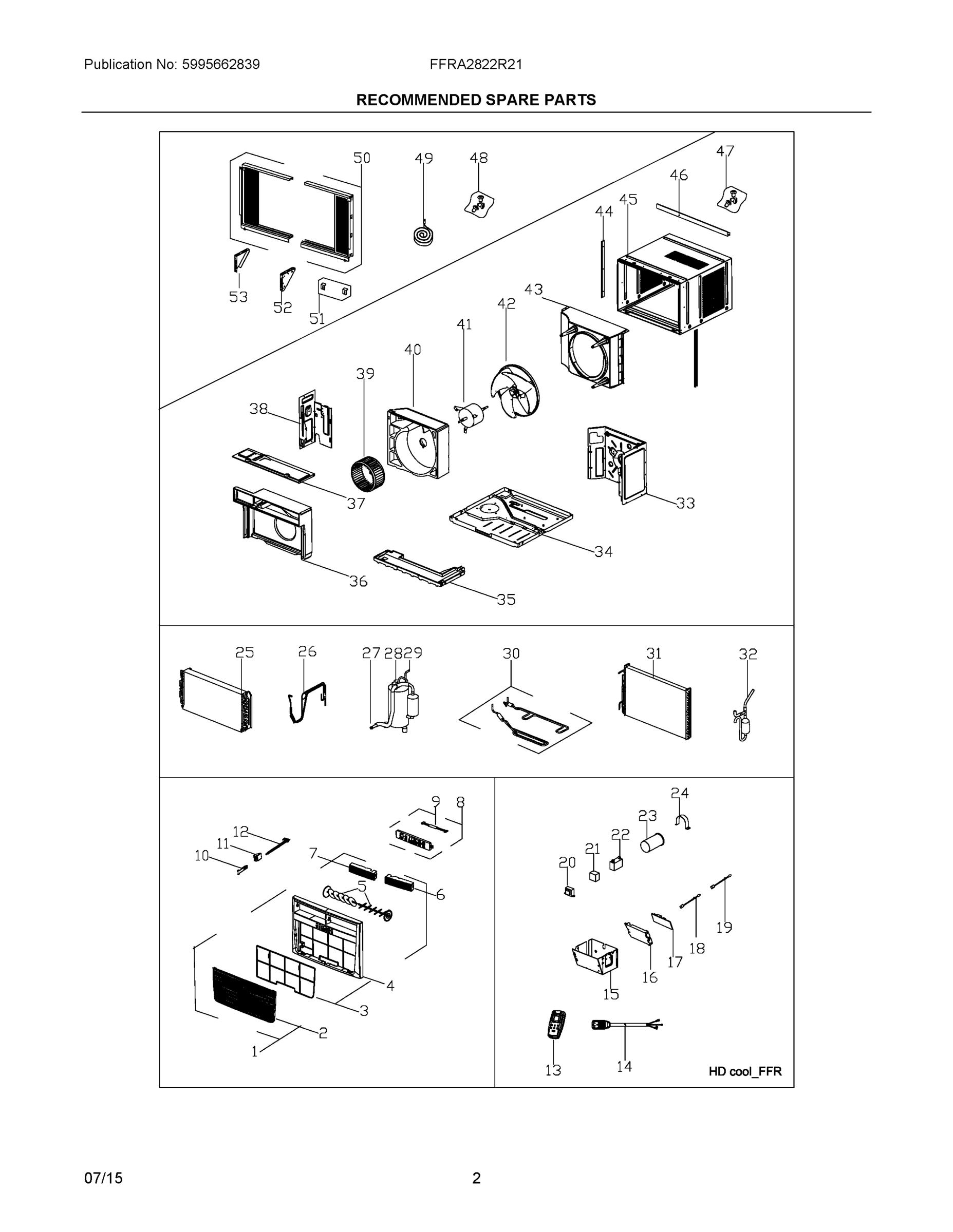 02 - RECOMMENDED SPARE PARTS
