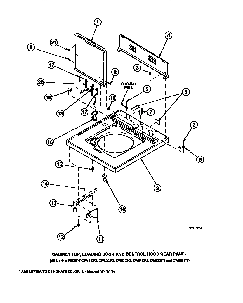 06 - CAB TOP/LOADING DR & CTRL HOOD REAR PAN