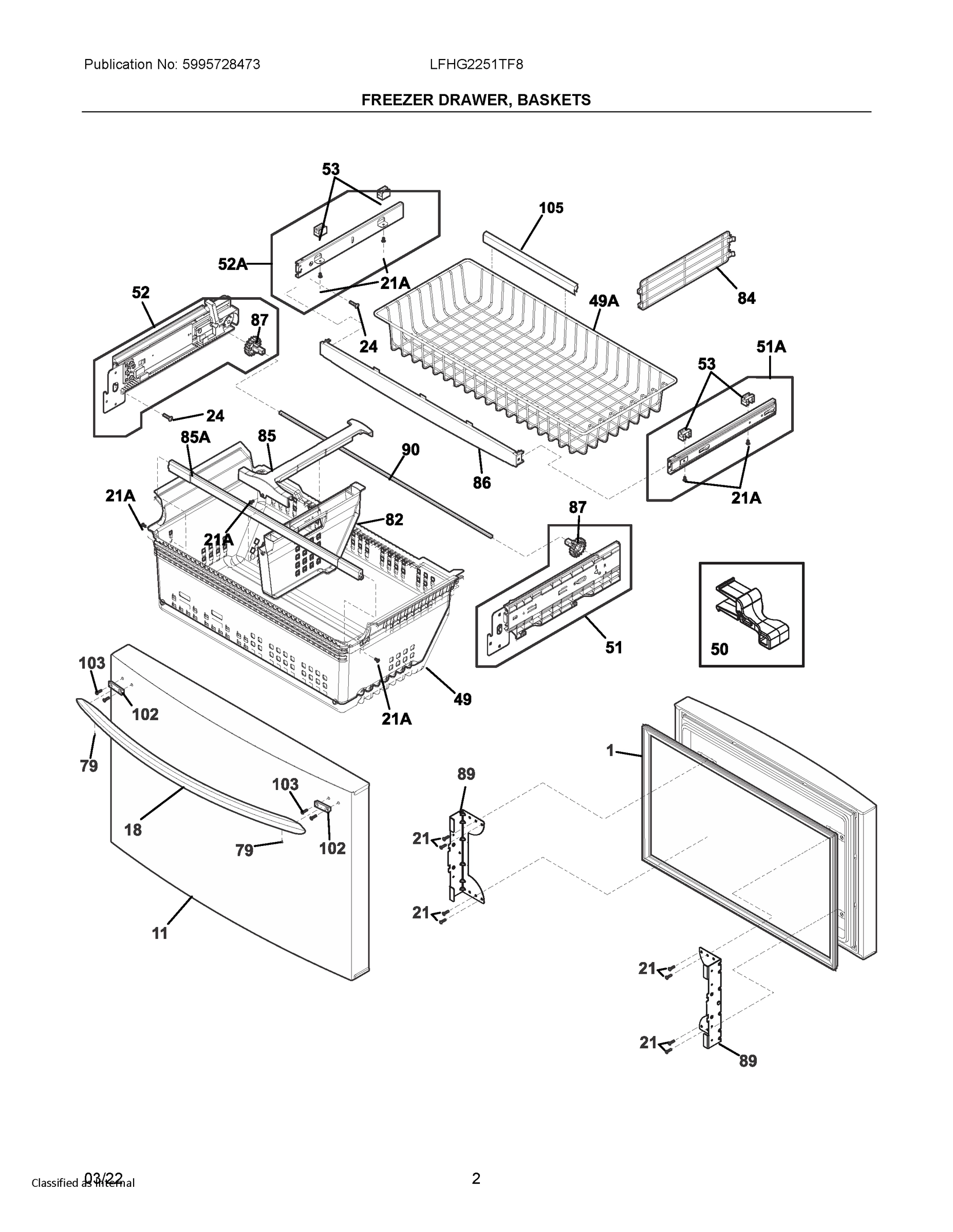 02 - FREEZER DRAWER, BASKETS
