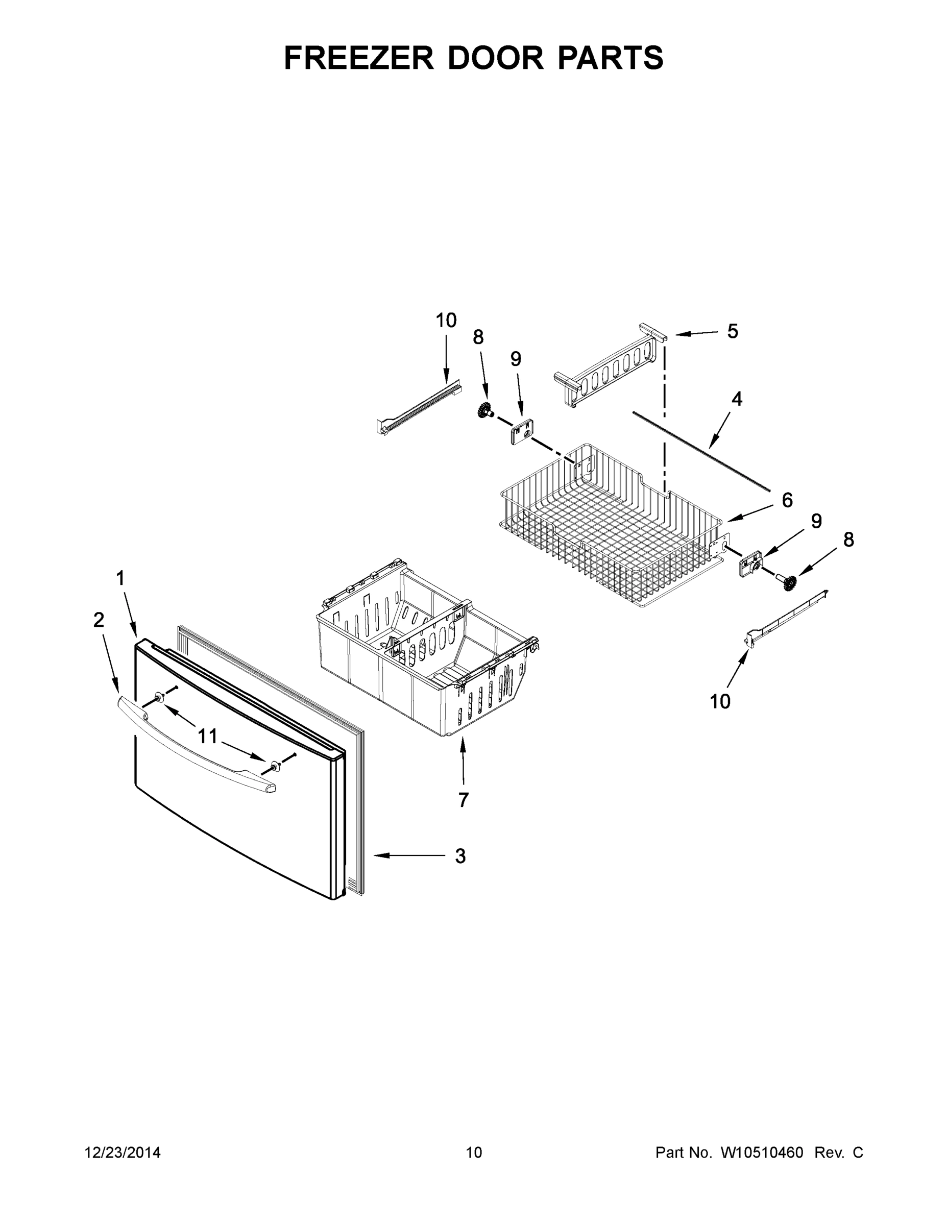 06 - FREEZER DOOR PARTS