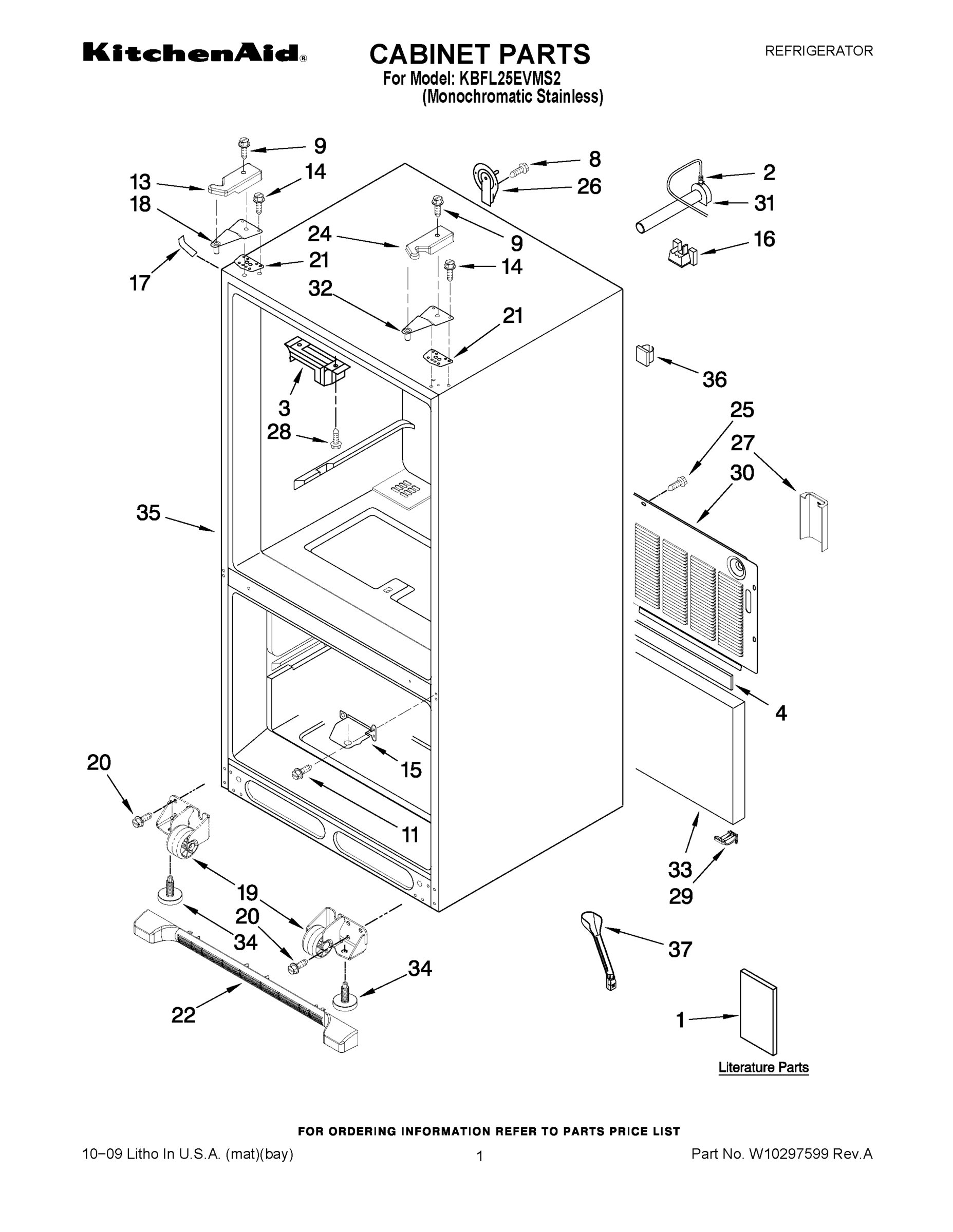 01 - CABINET PARTS