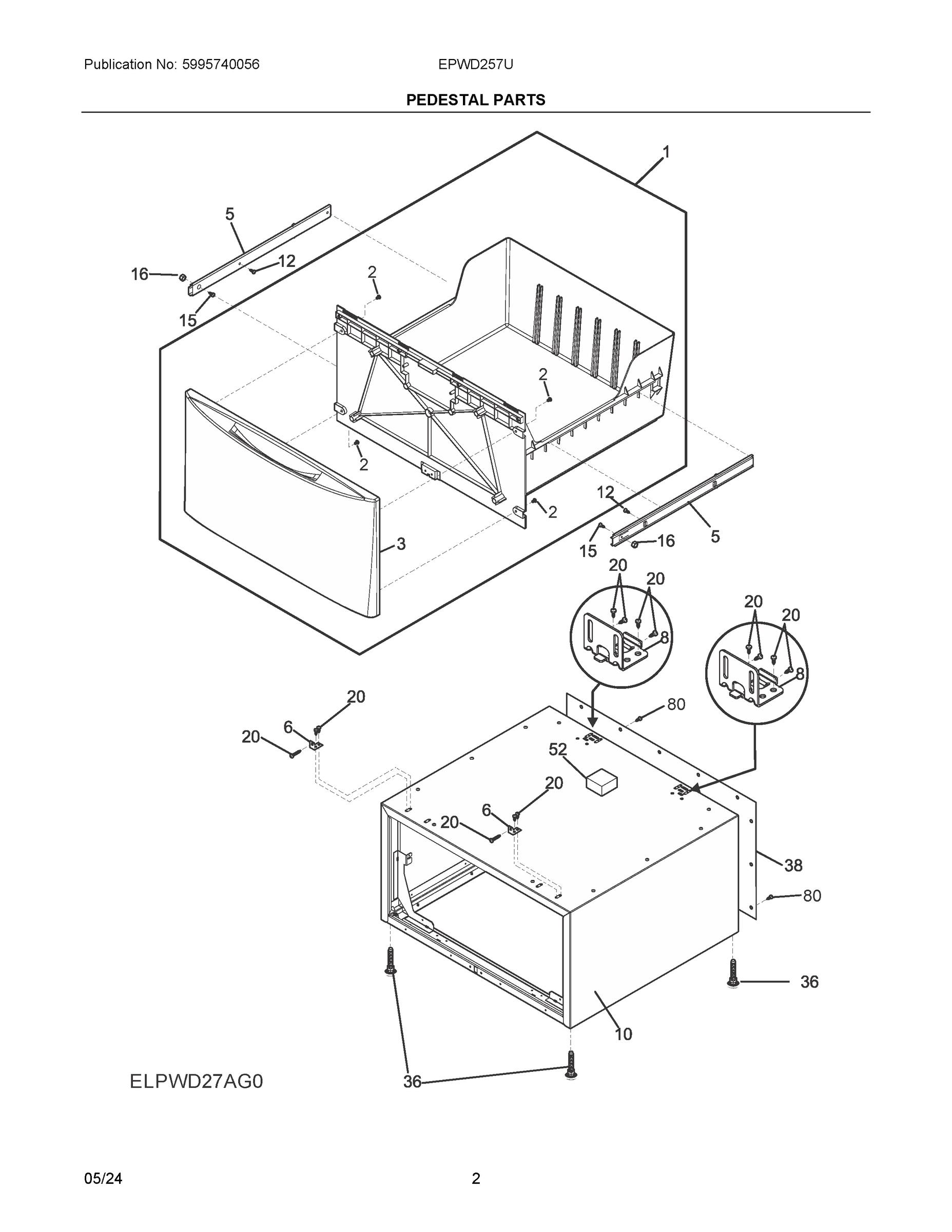 02 - PEDESTAL PARTS