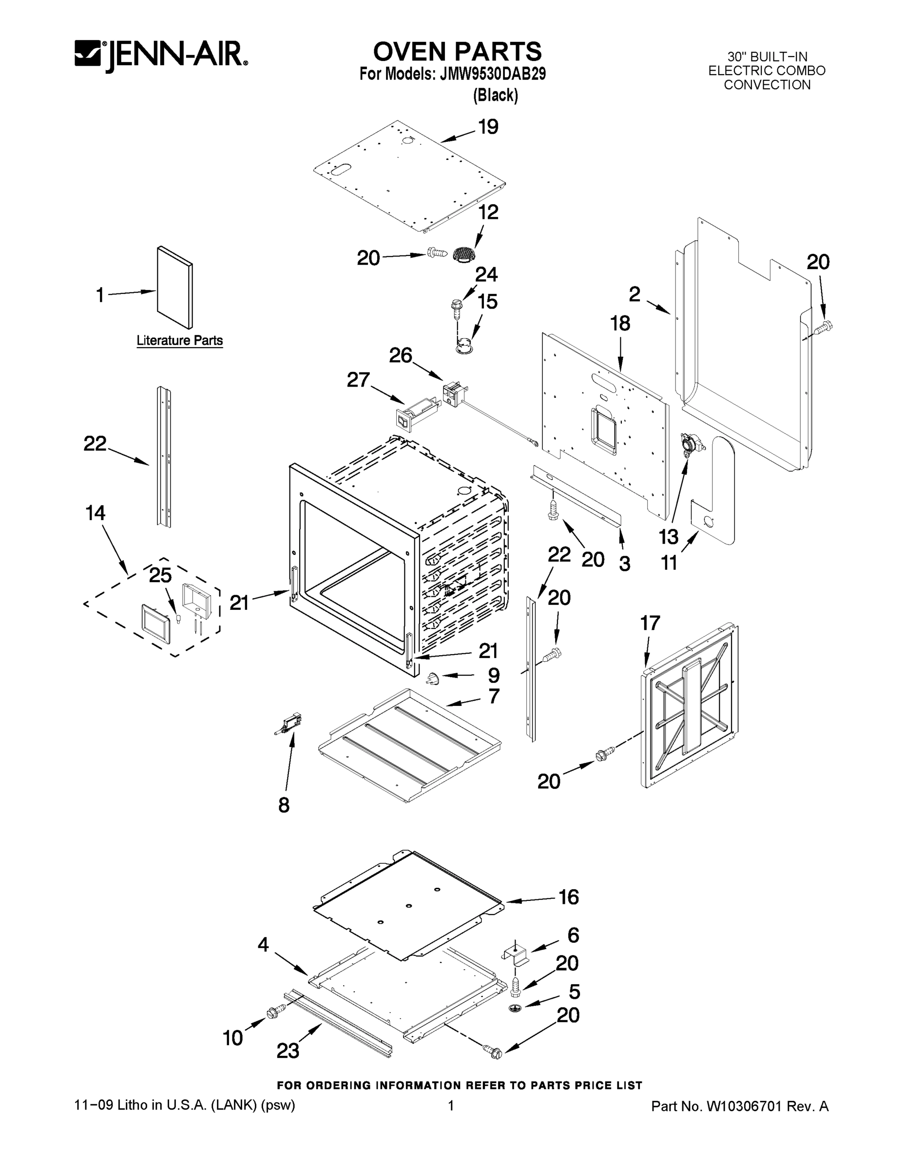 01 - OVEN PARTS