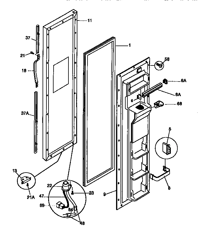 02 - FREEZER DOOR