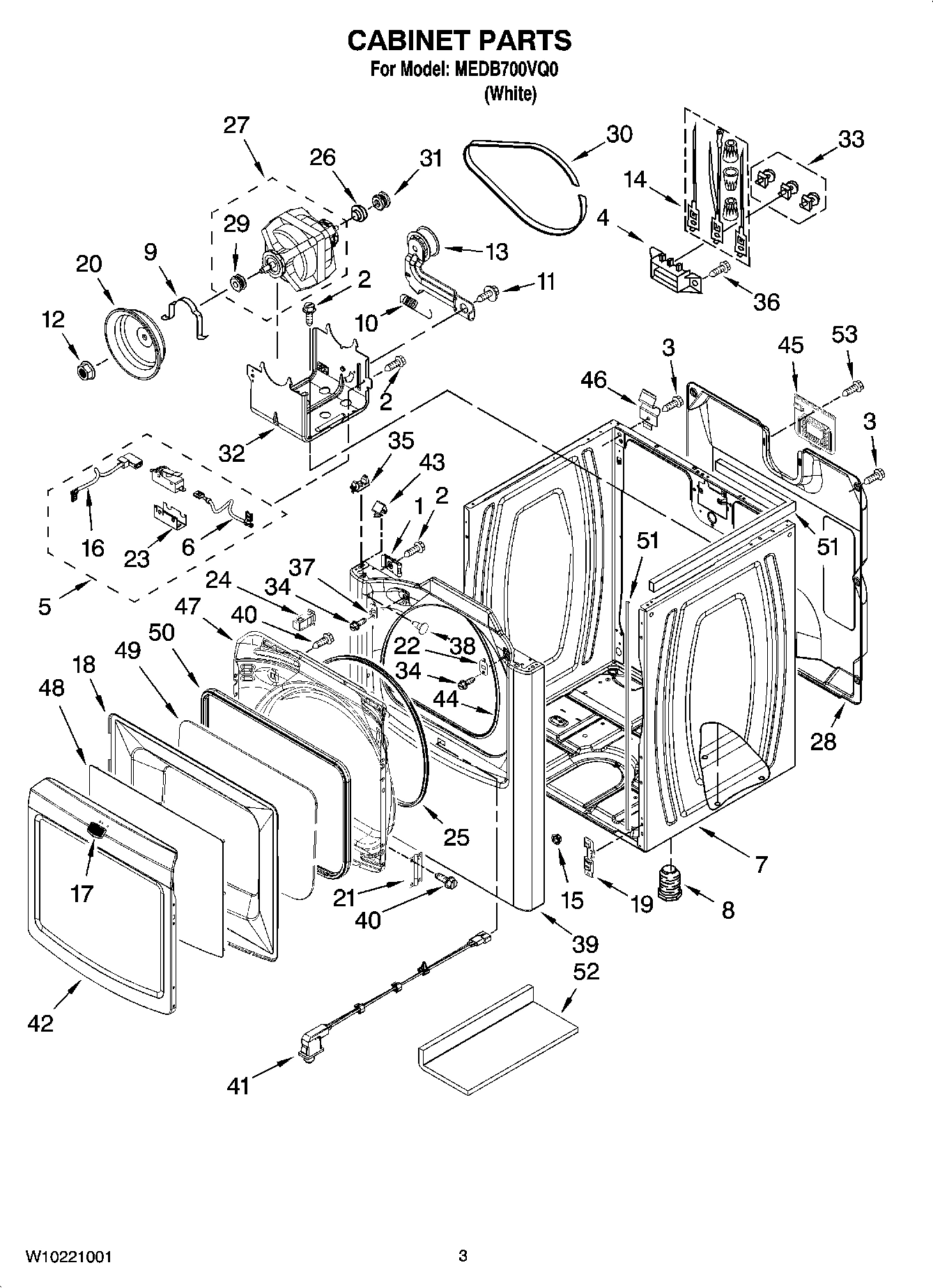 02 - CABINET PARTS