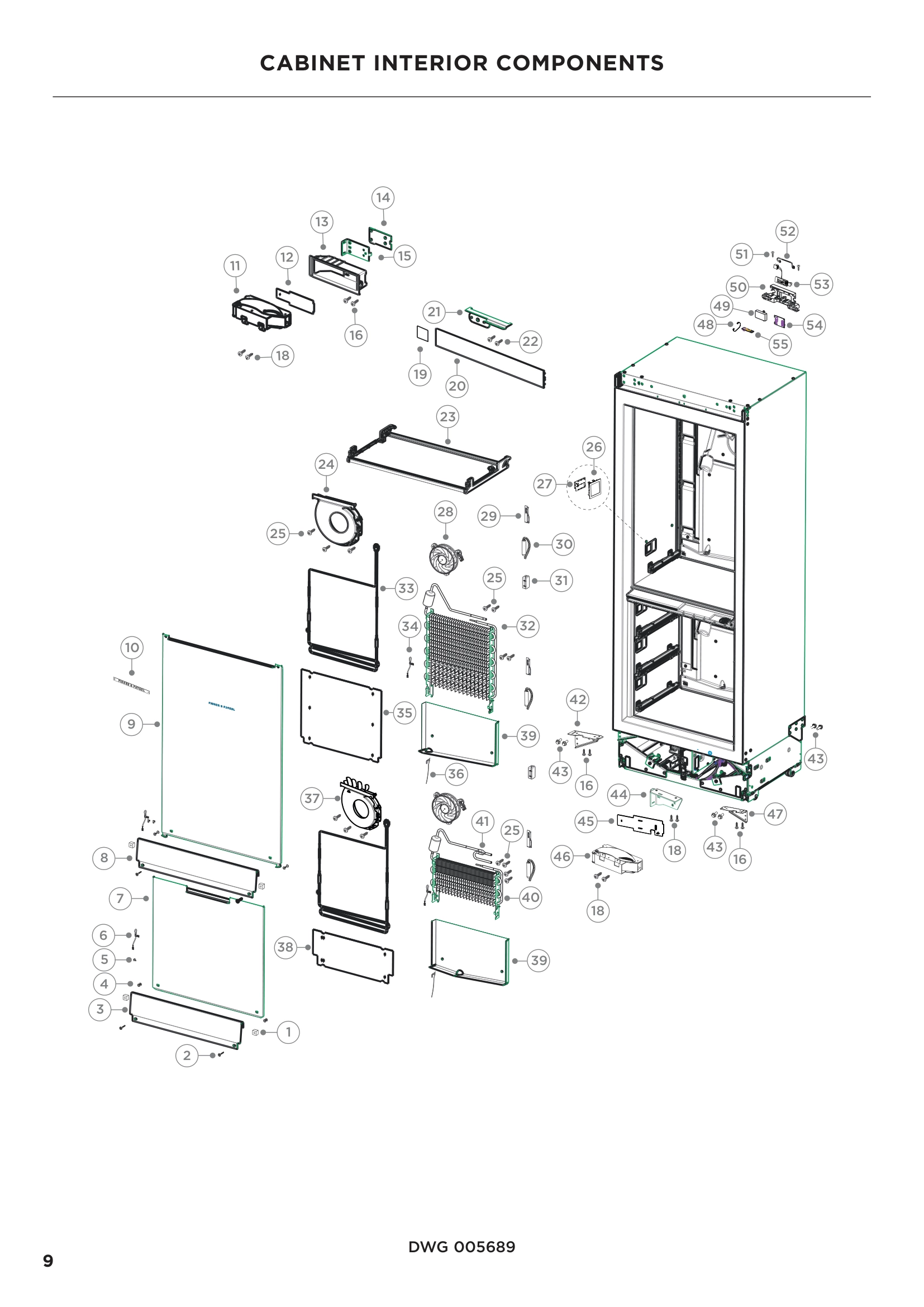 CABINET INTERIOR COMPONENTS