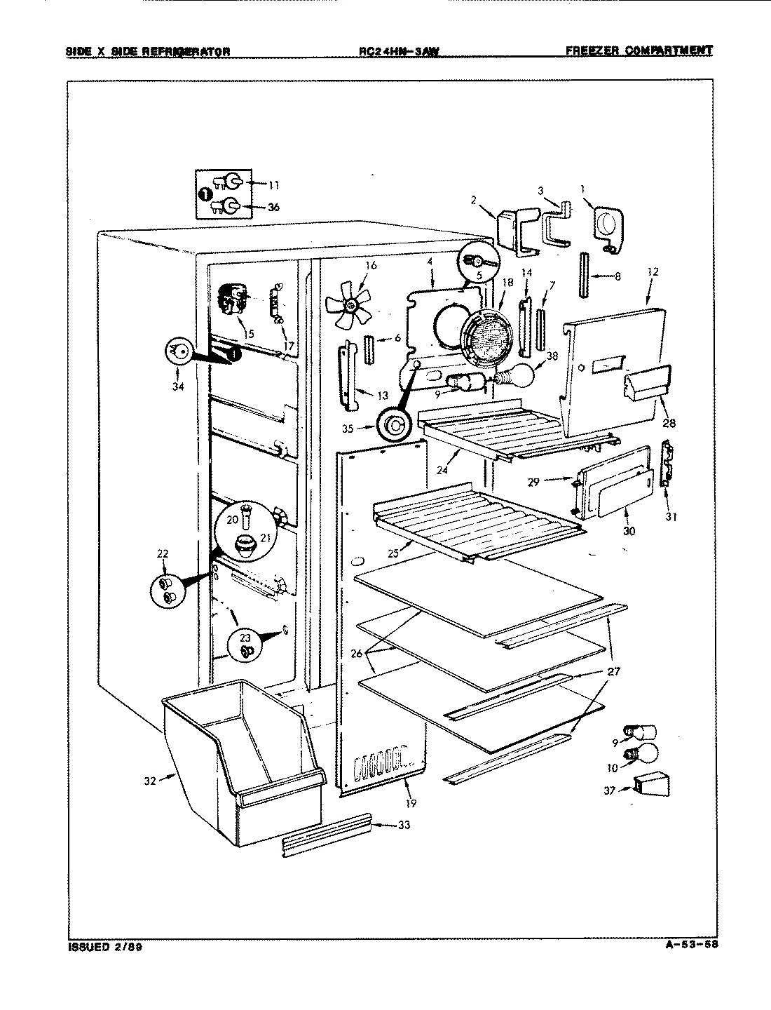 01 - FREEZER COMPARTMENT