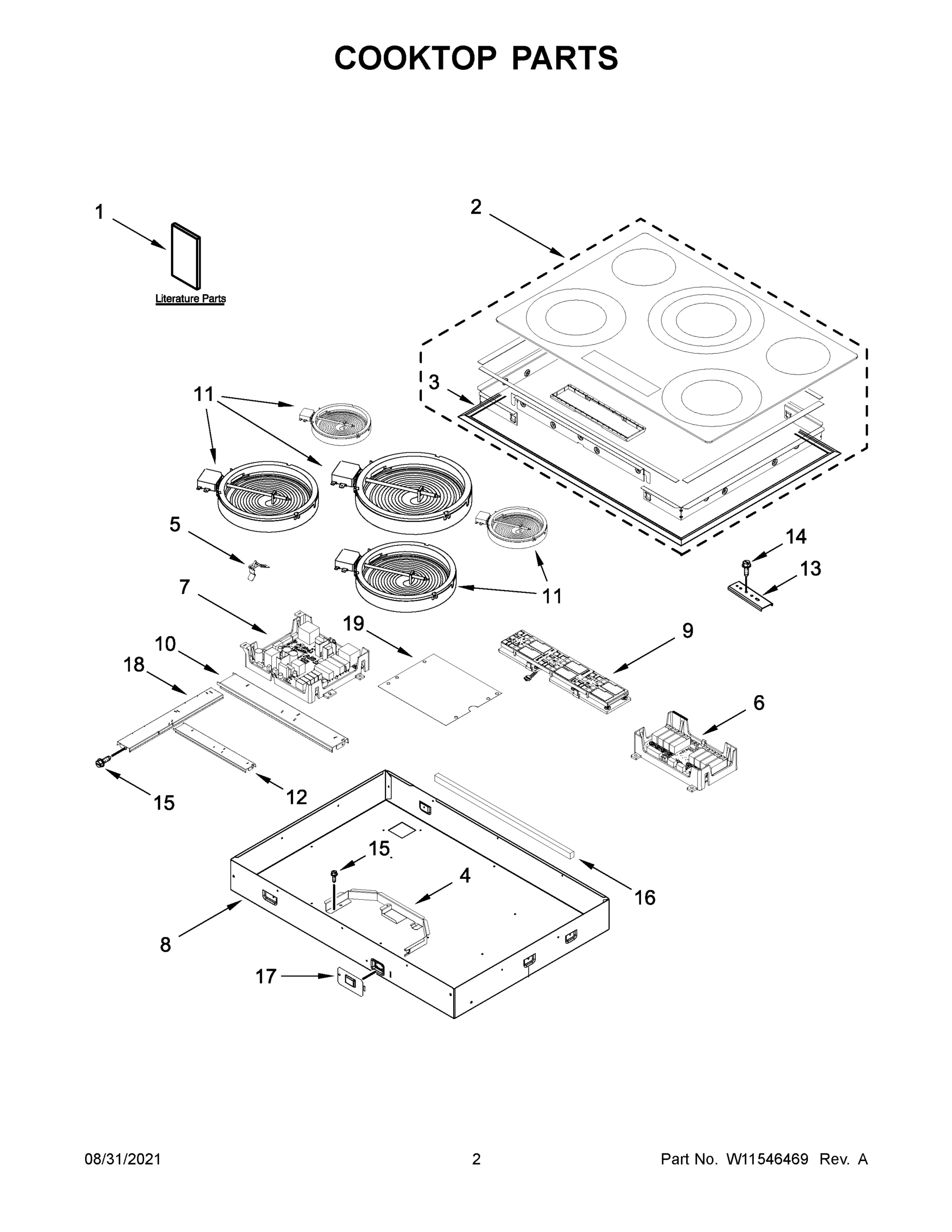 02 - COOKTOP PARTS
